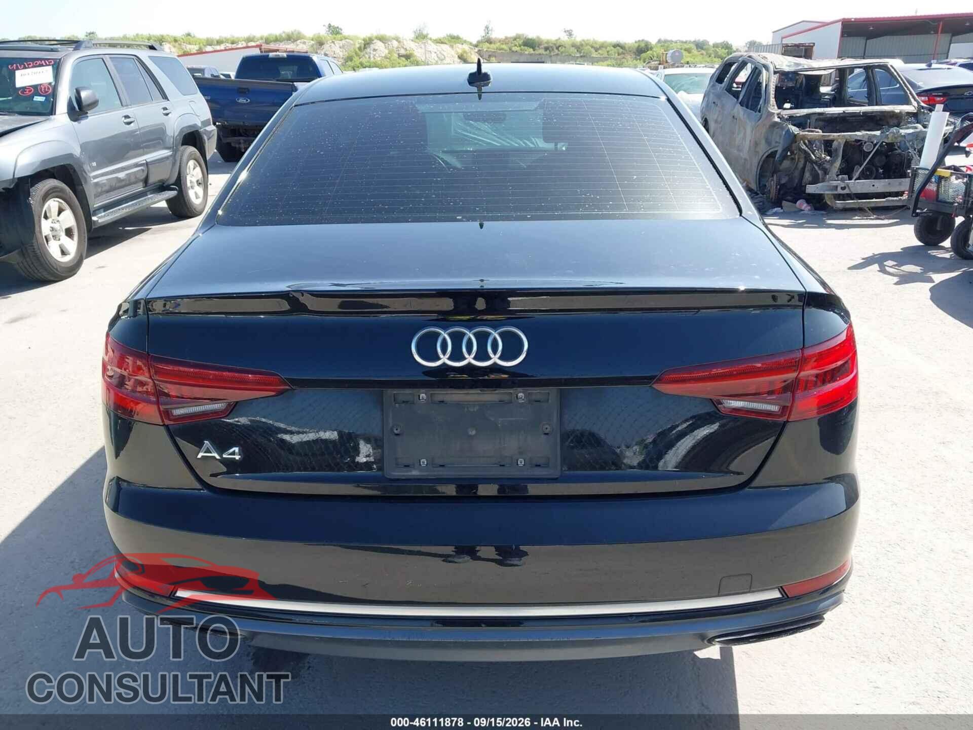 AUDI A4 2019 - WAUGMAF45KN005152