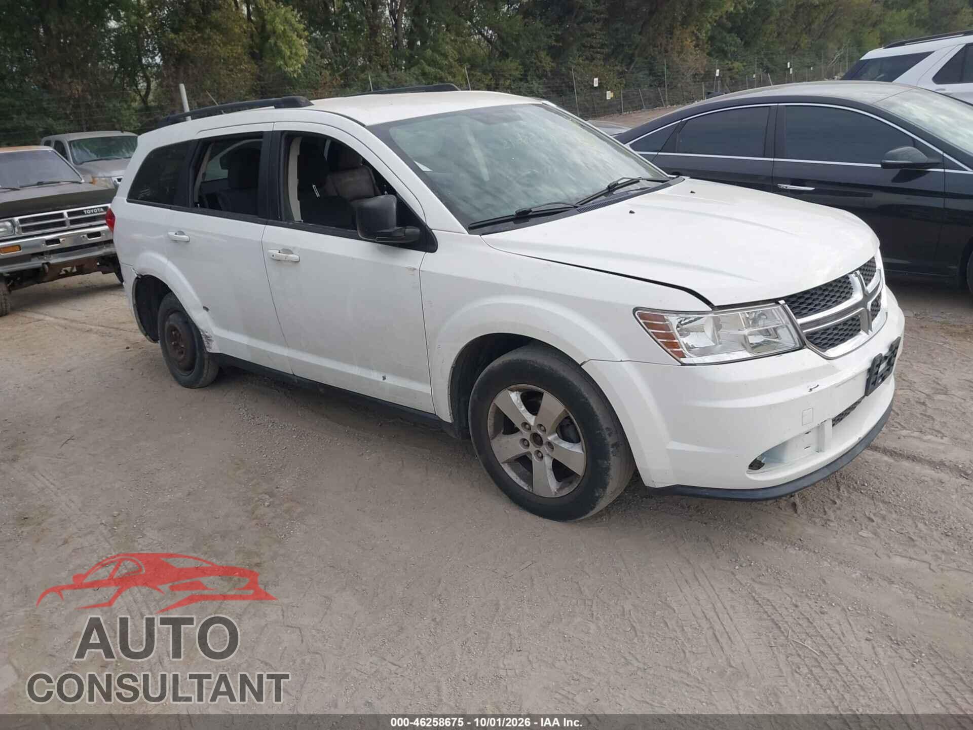 DODGE JOURNEY 2012 - 3C4PDCAB4CT184287