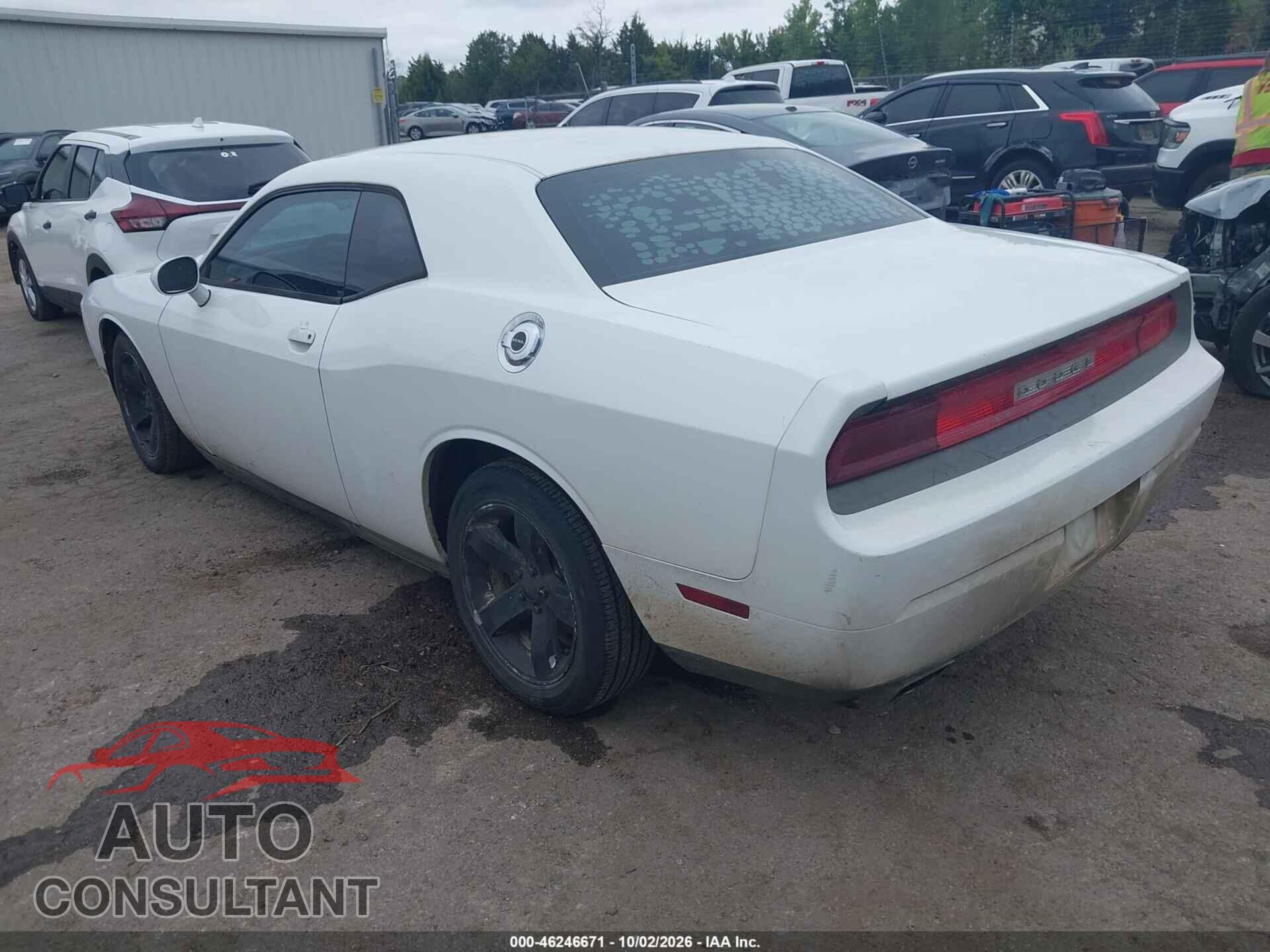 DODGE CHALLENGER 2013 - 2C3CDYAG9DH607337