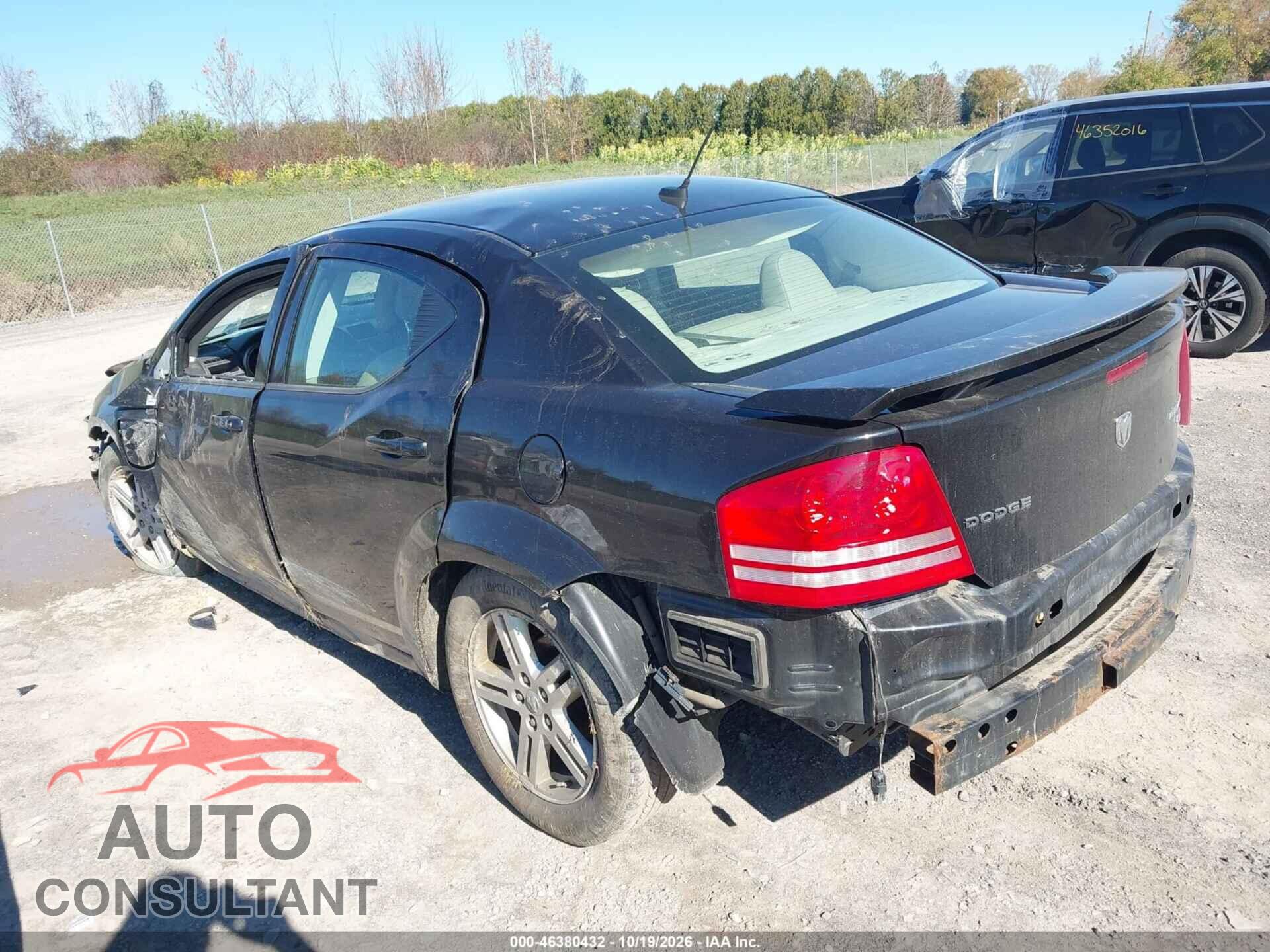 DODGE AVENGER 2010 - 1B3CC5FB8AN211057