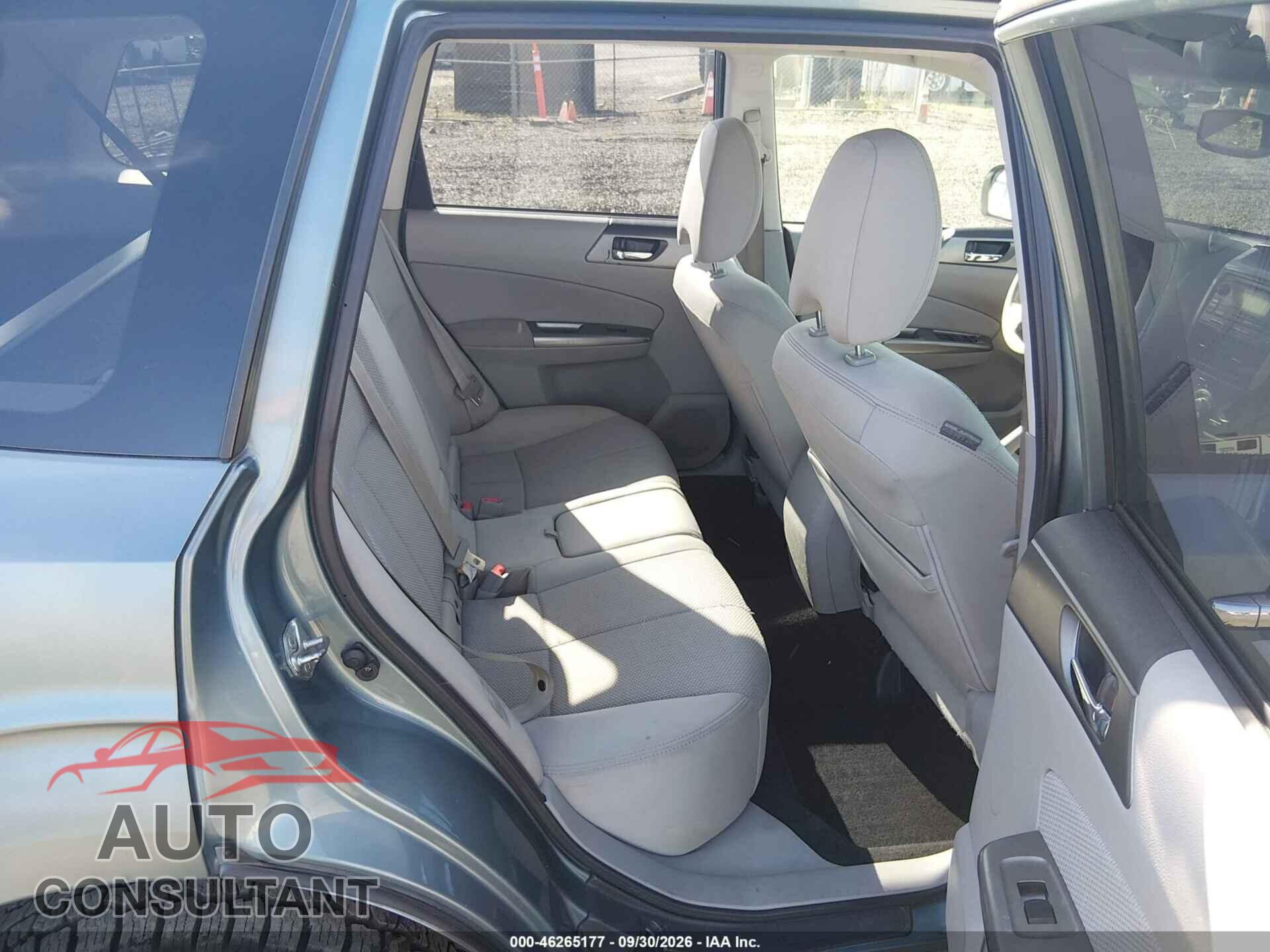 SUBARU FORESTER 2012 - JF2SHADC1CH460089
