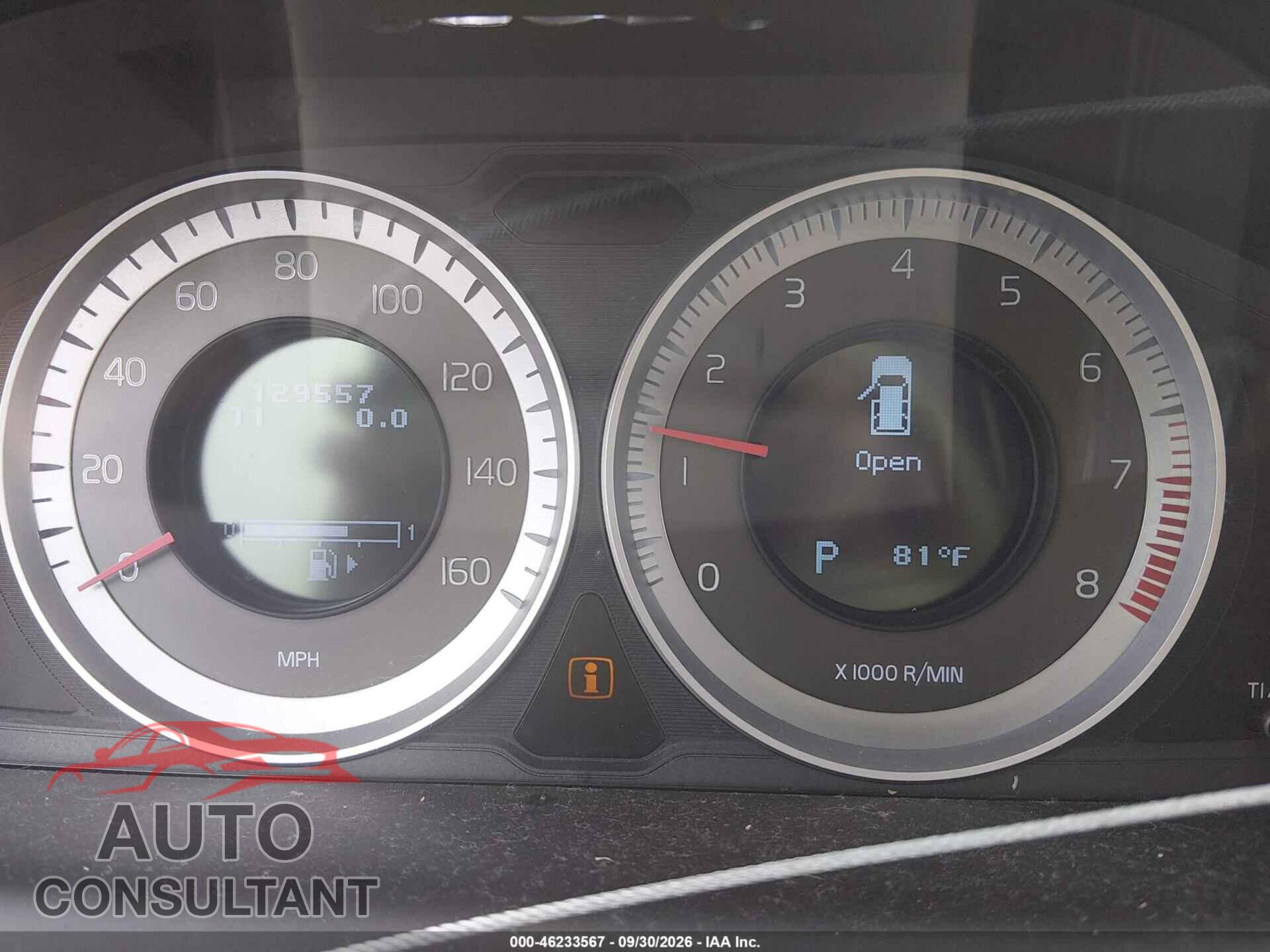 VOLVO XC60 2012 - YV4952DZ7C2286710