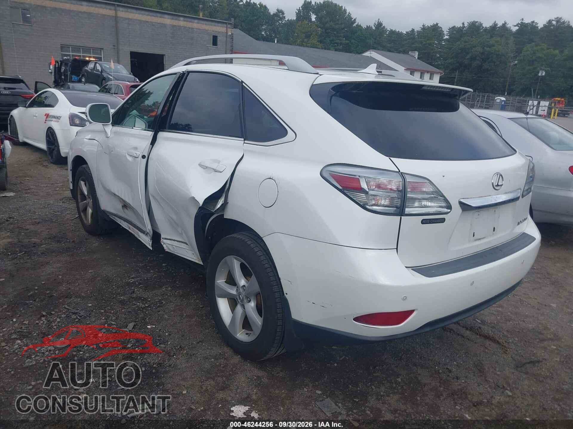 LEXUS RX 350 2012 - 2T2BK1BA1CC132687