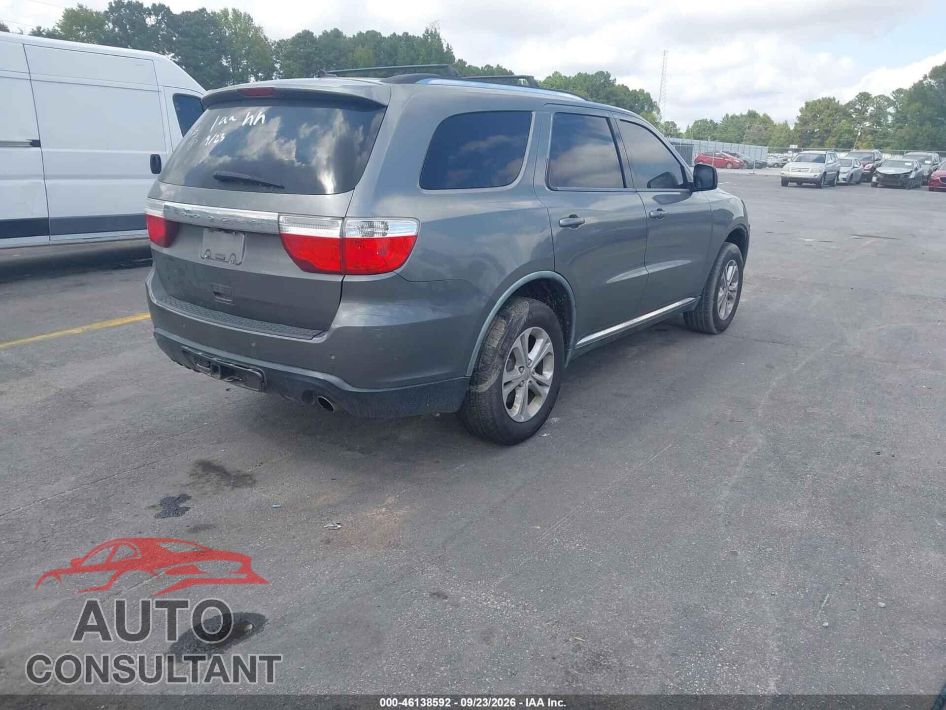 DODGE DURANGO 2012 - 1C4RDHDG7CC146738
