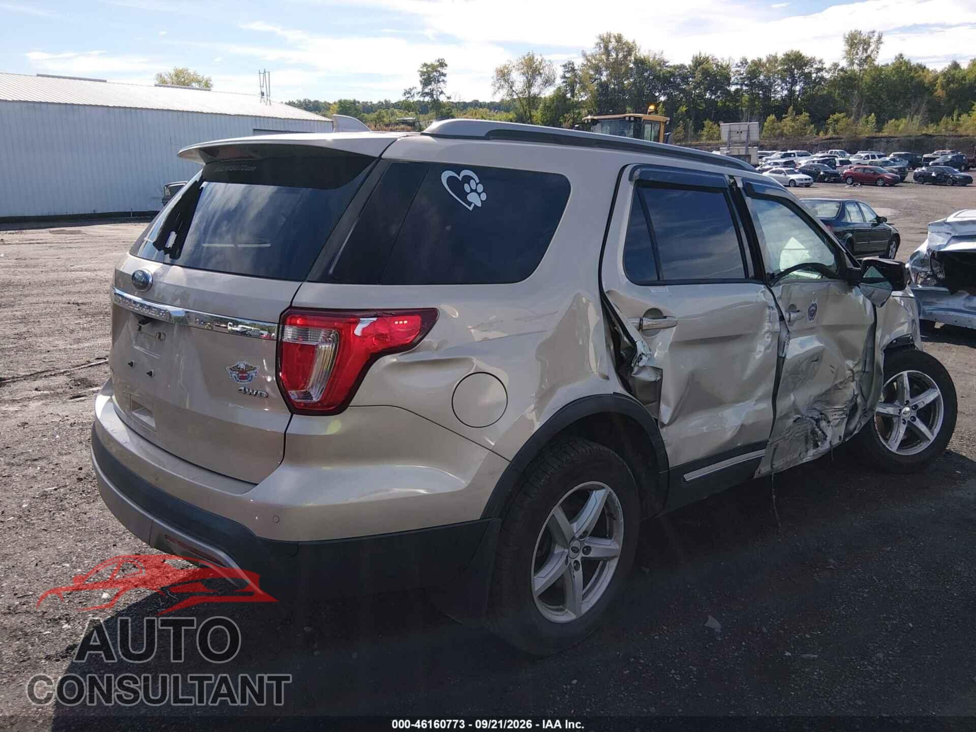 FORD EXPLORER 2017 - 1FM5K8D83HGB86291