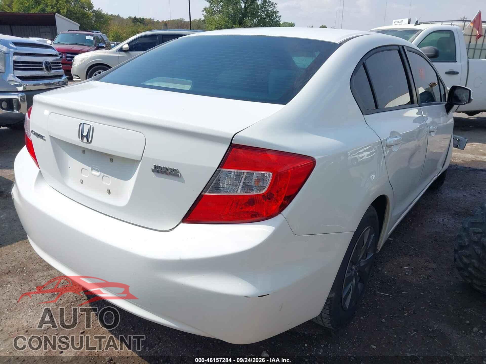 HONDA CIVIC 2012 - 2HGFB2F56CH603426