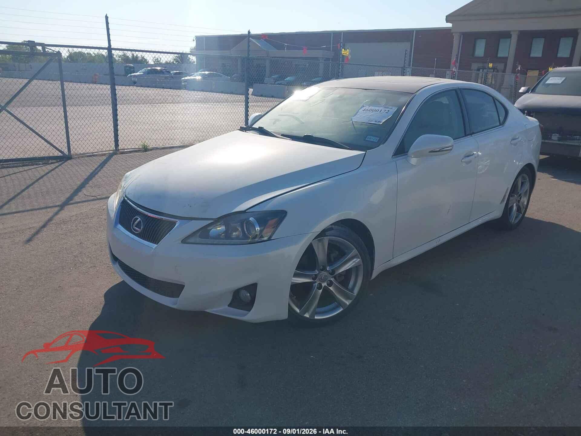 LEXUS IS 250 2012 - JTHBF5C26C5172766