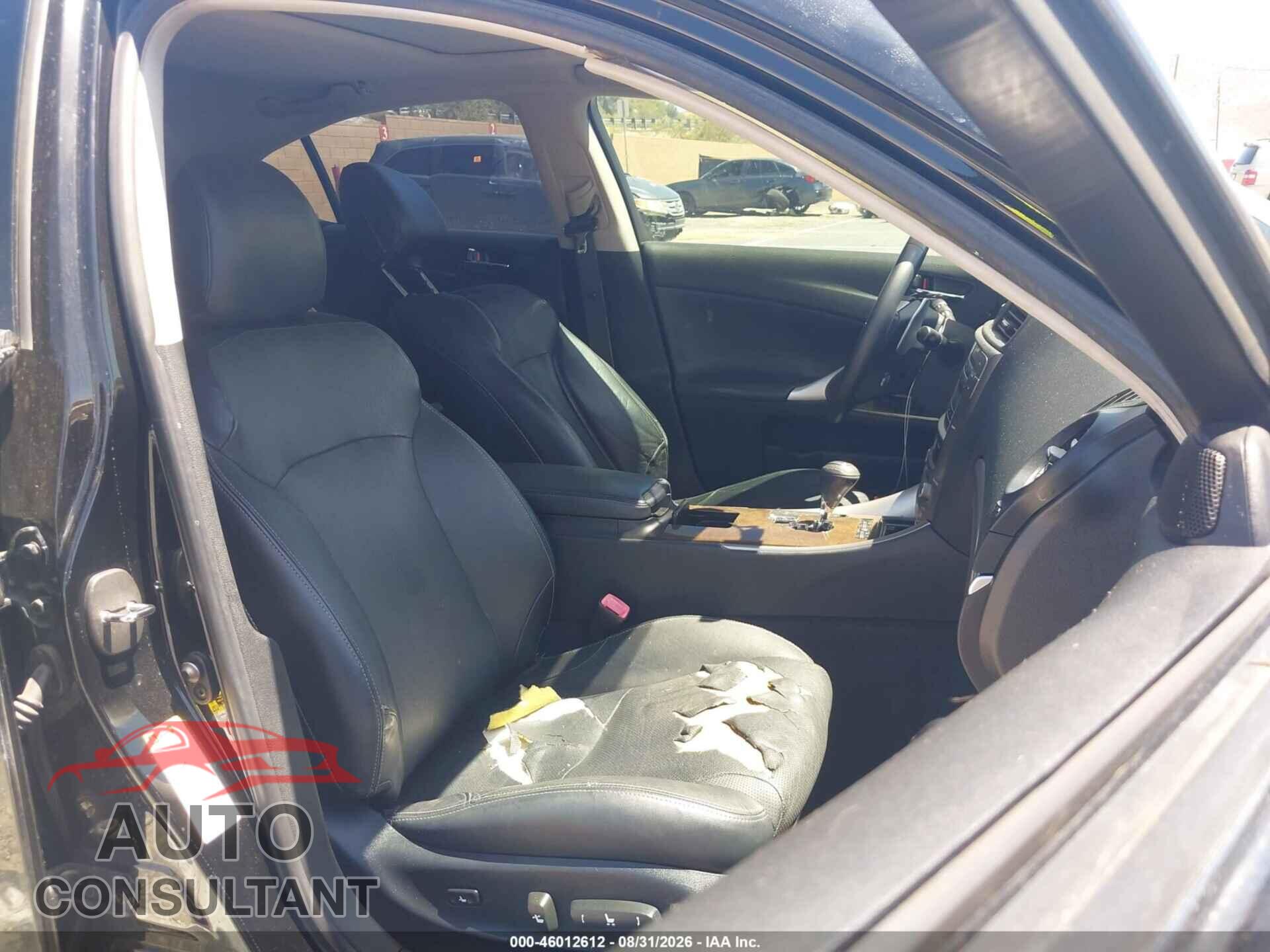 LEXUS IS 250 2011 - JTHBF5C25B5150868