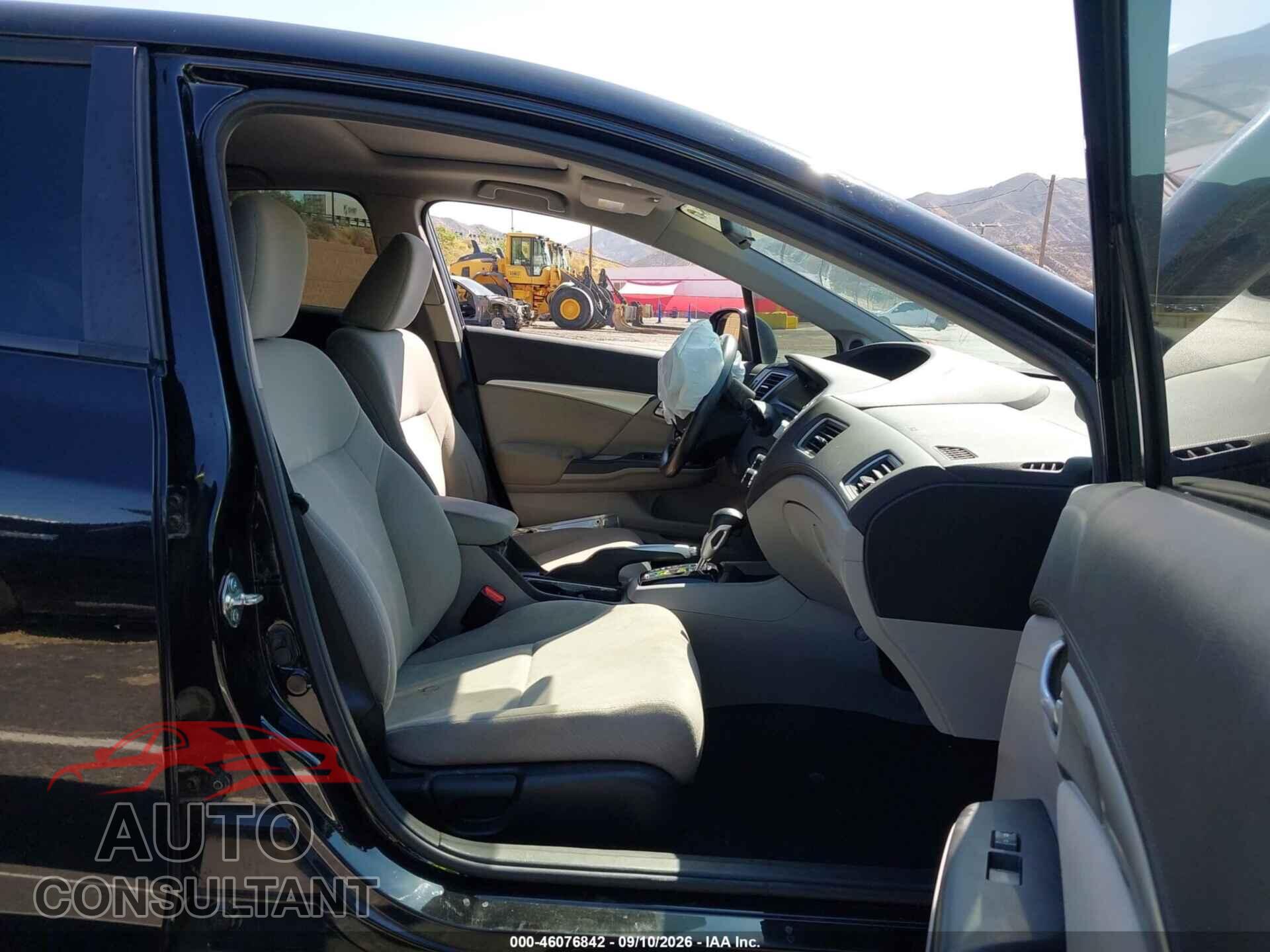 HONDA CIVIC 2013 - 19XFB2F84DE280466