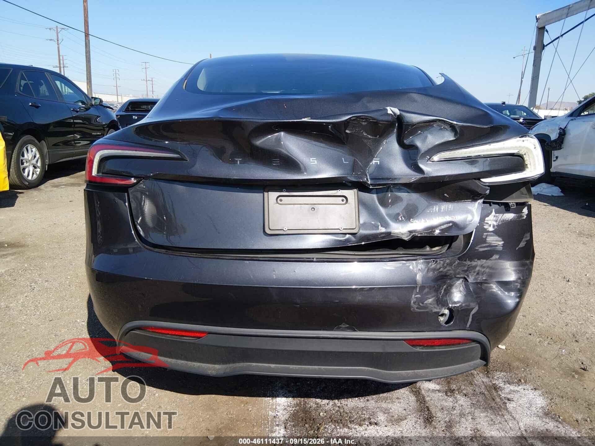 TESLA MODEL 3 2024 - 5YJ3E1EB6RF814716