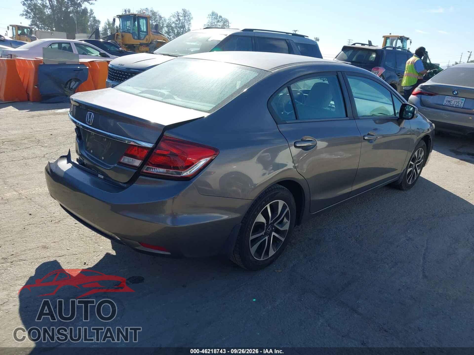 HONDA CIVIC 2013 - 19XFB2F84DE263442