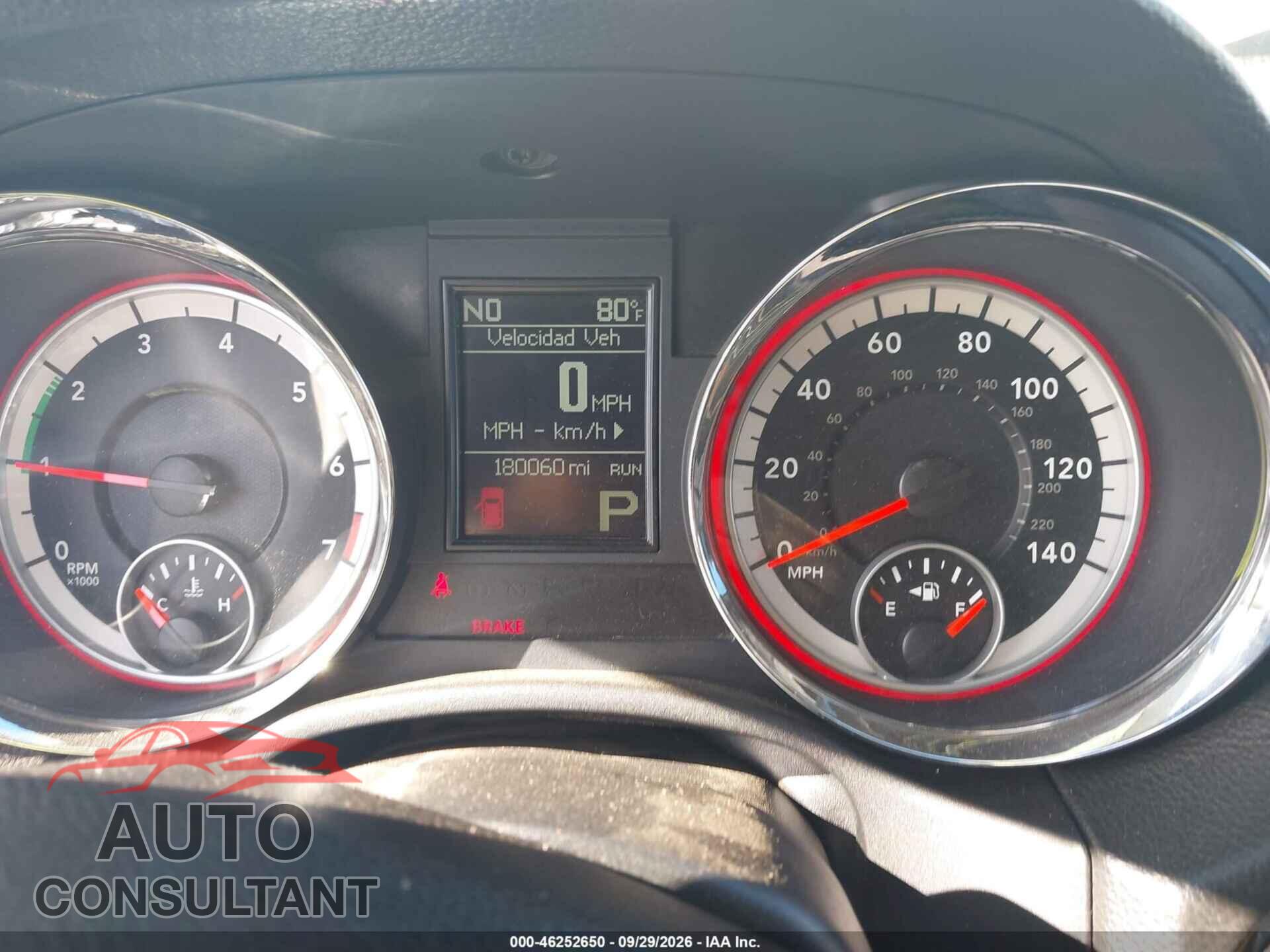 DODGE DURANGO 2013 - 1C4RDJDG4DC701007