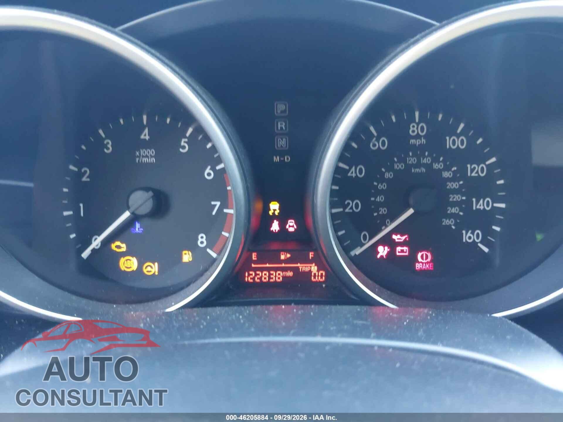 MAZDA MAZDA5 2013 - JM1CW2BL3D0145330