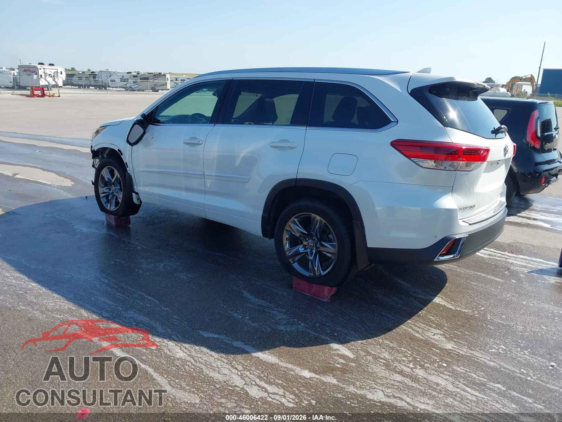 TOYOTA HIGHLANDER 2017 - 5TDDZRFH5HS428843
