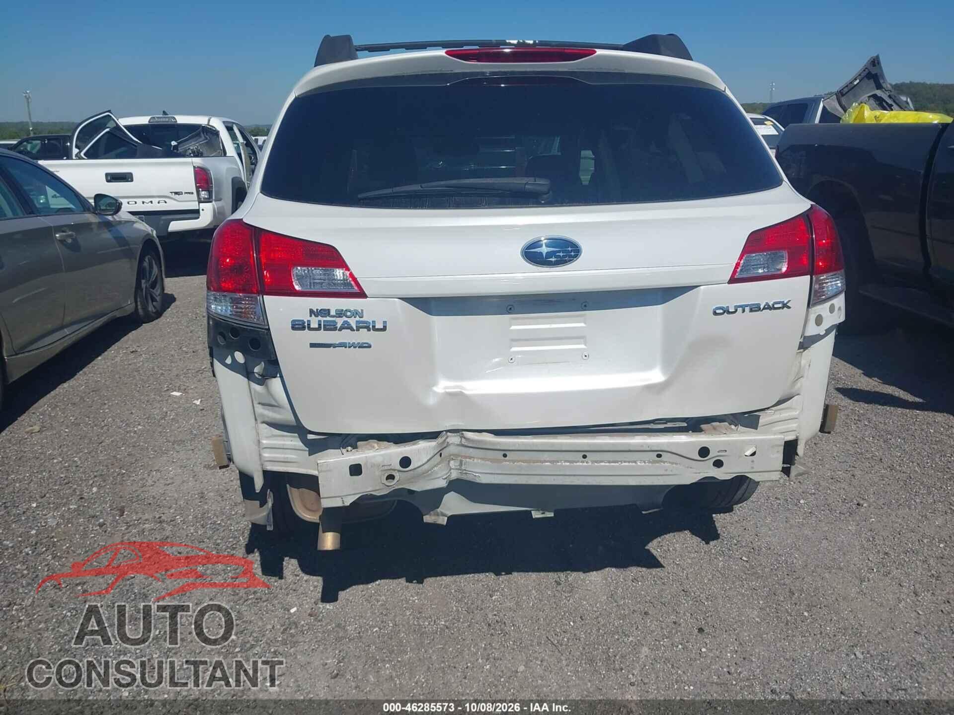 SUBARU OUTBACK 2010 - 4S4BRCBC7A3310844