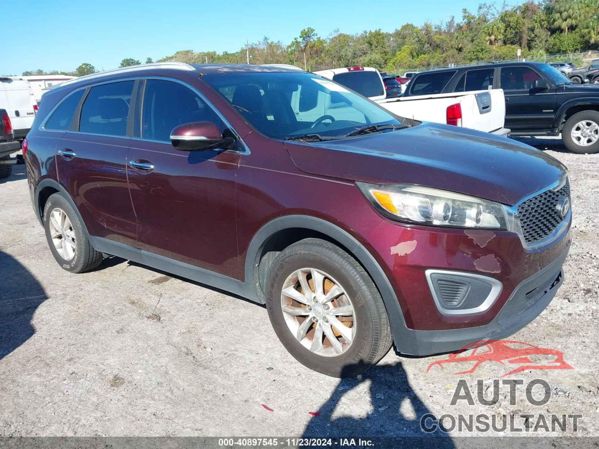 KIA SORENTO 2016 - 5XYPG4A31GG128522