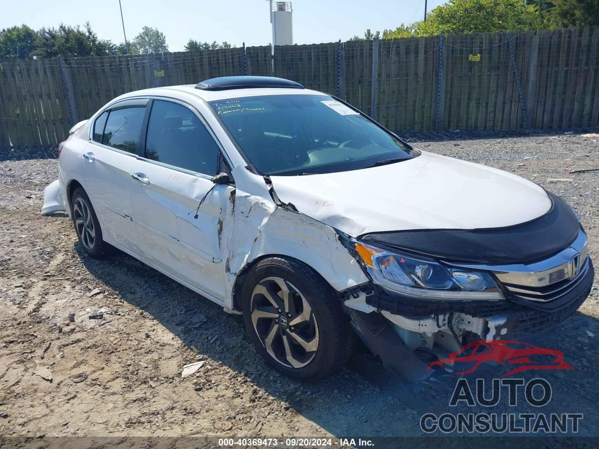 HONDA ACCORD 2017 - 1HGCR2F8XHA155089