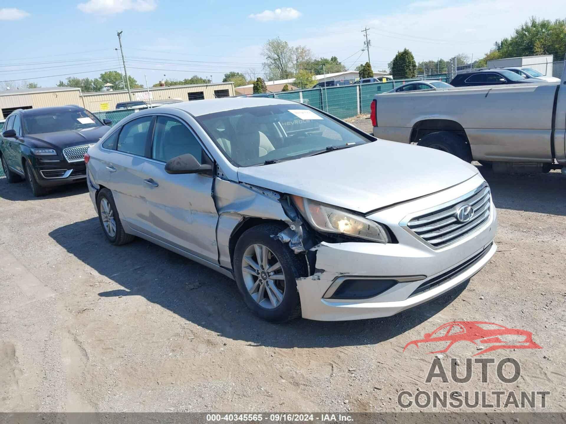 HYUNDAI SONATA 2016 - 5NPE24AF3GH376442