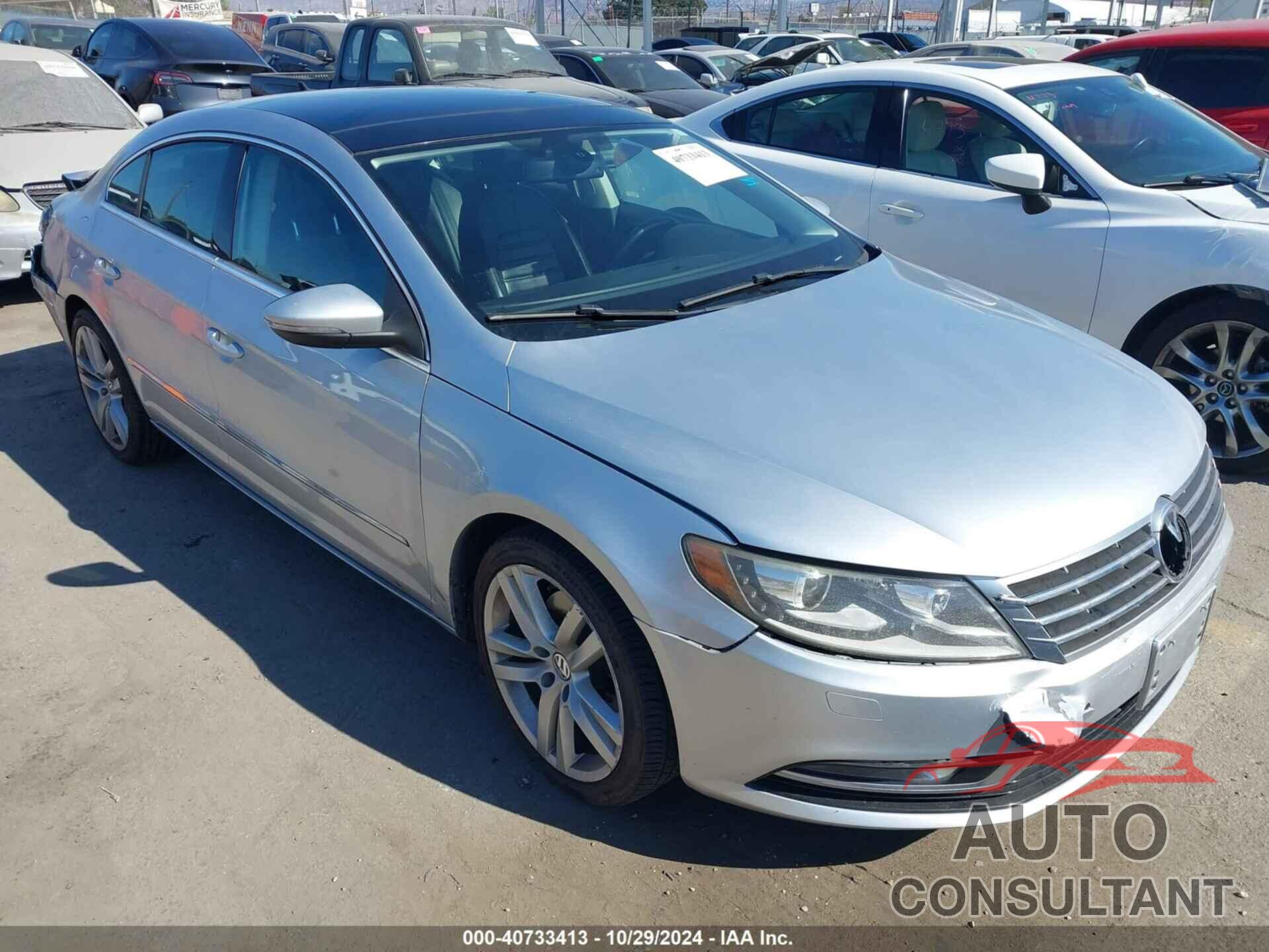 VOLKSWAGEN CC 2013 - WVWRP7AN2DE525401