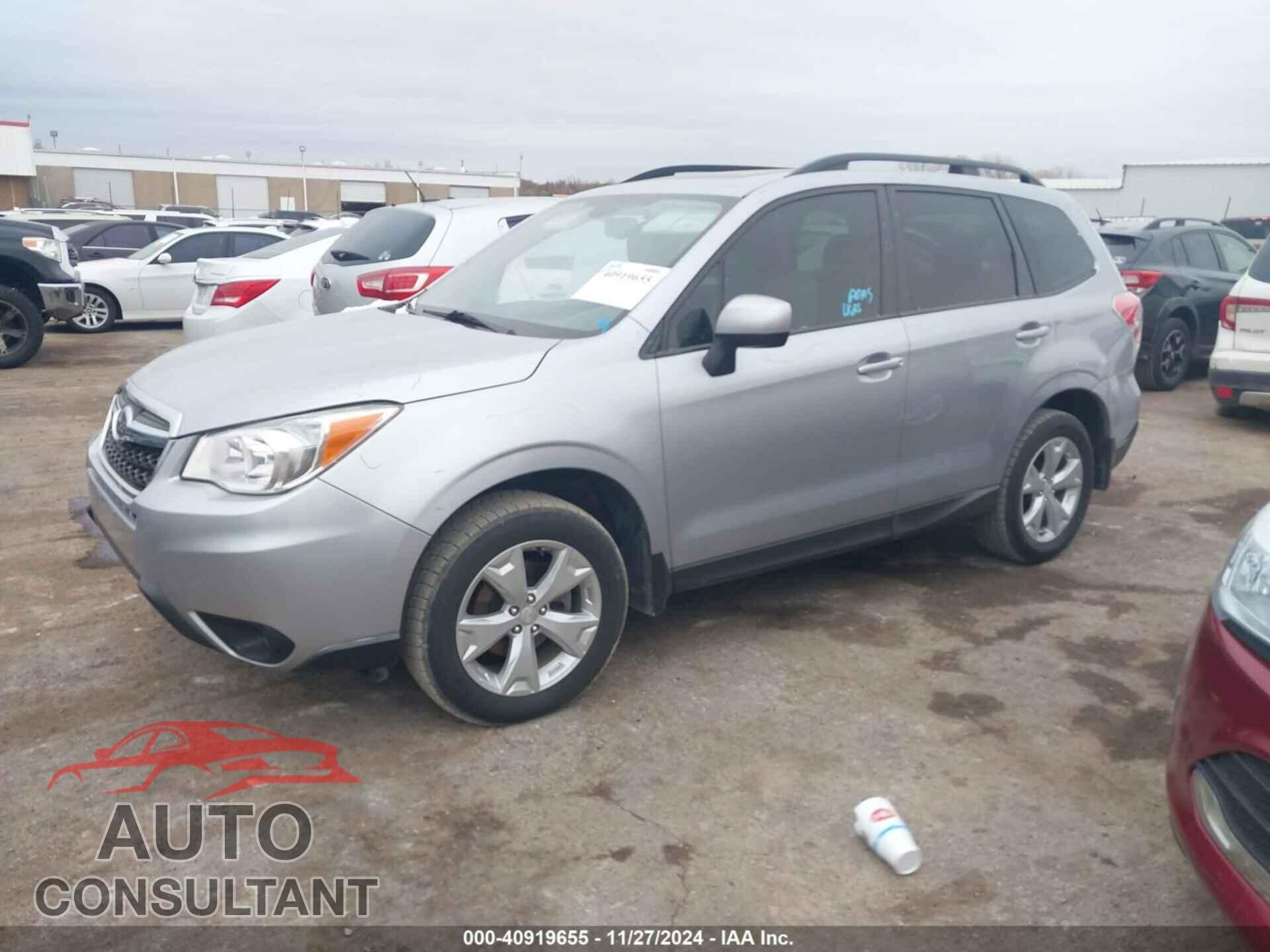 SUBARU FORESTER 2016 - JF2SJAGC8GH516776