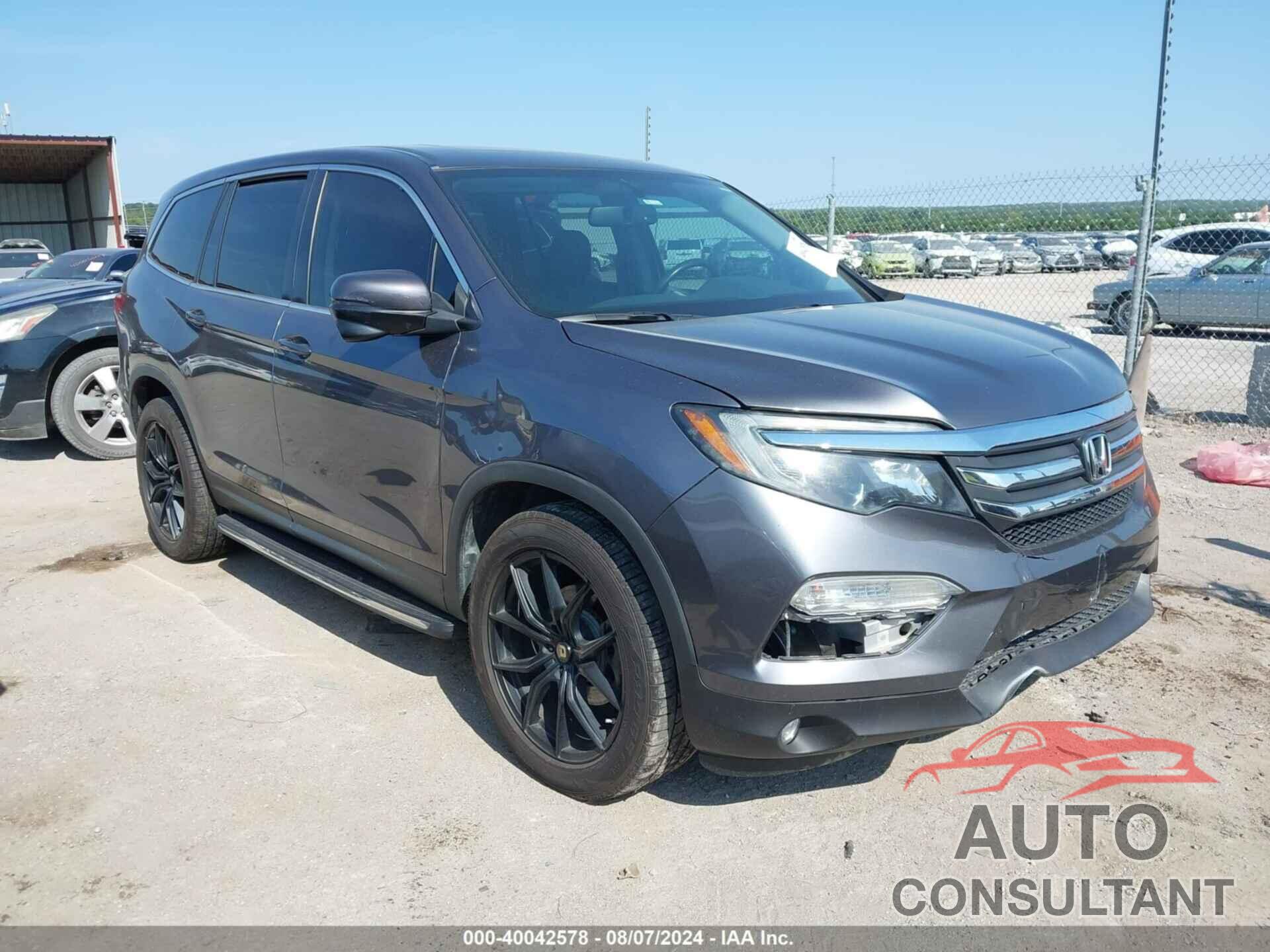 HONDA PILOT 2018 - 5FNYF6H54JB011218