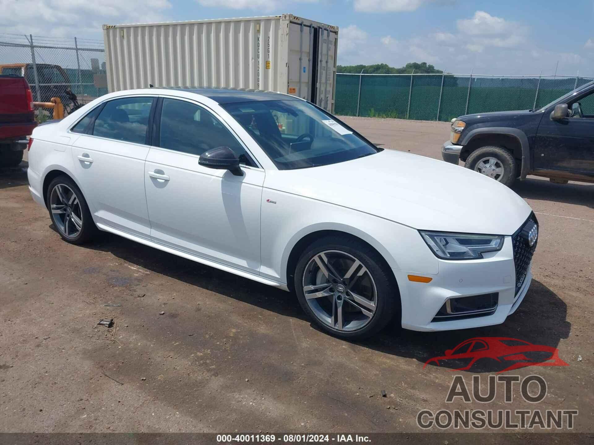 AUDI A4 2017 - WAUFNAF40HN053658