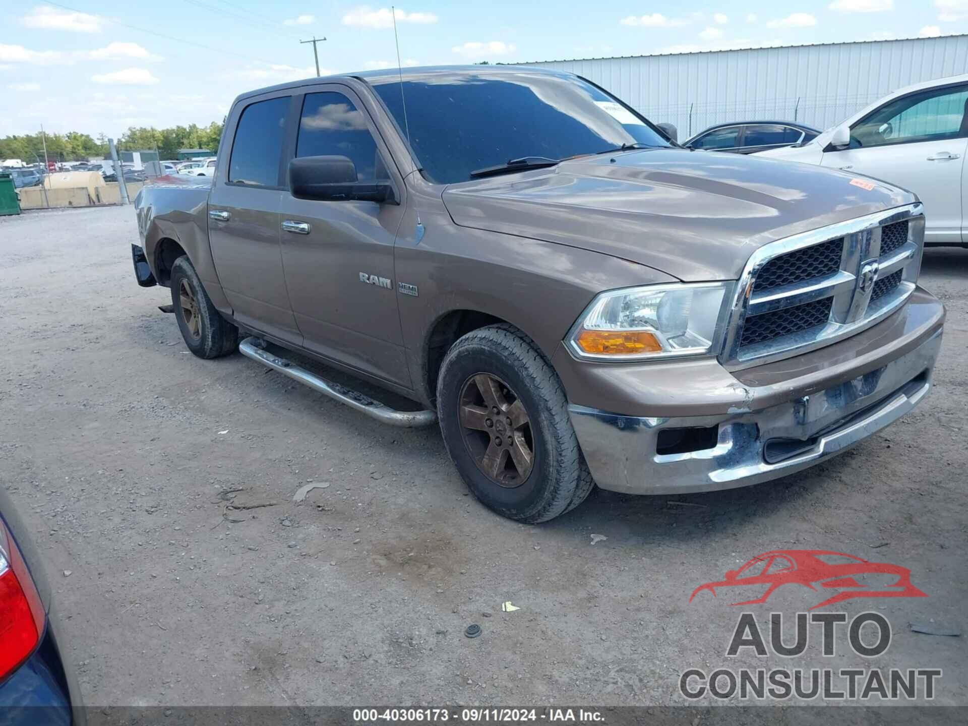 DODGE RAM 1500 2010 - 1D7RB1CT5AS179726