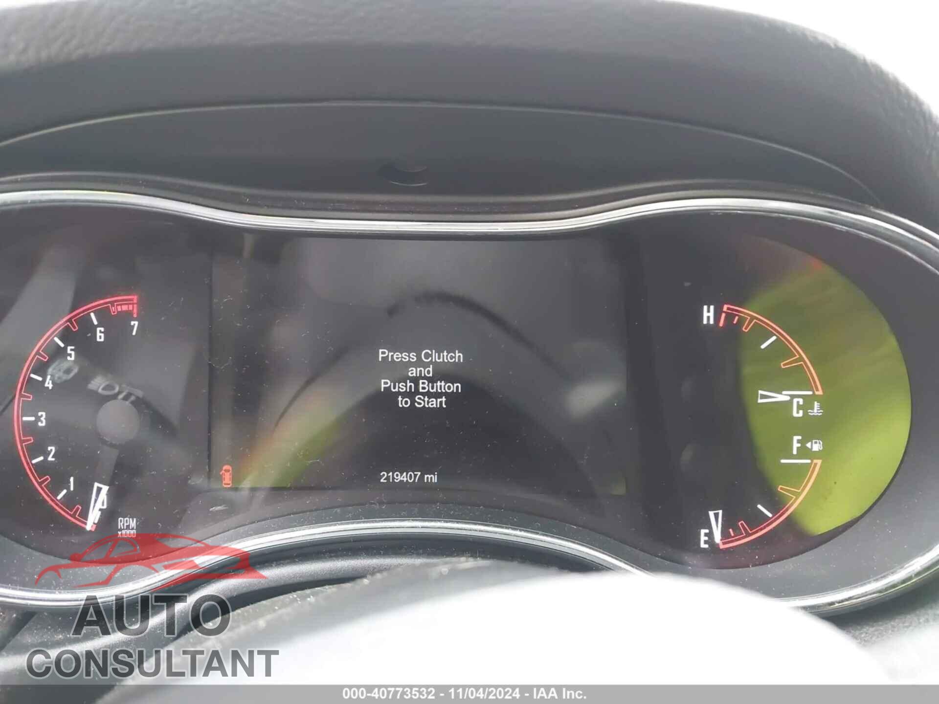 DODGE DURANGO 2014 - 1C4RDJAG3EC446419