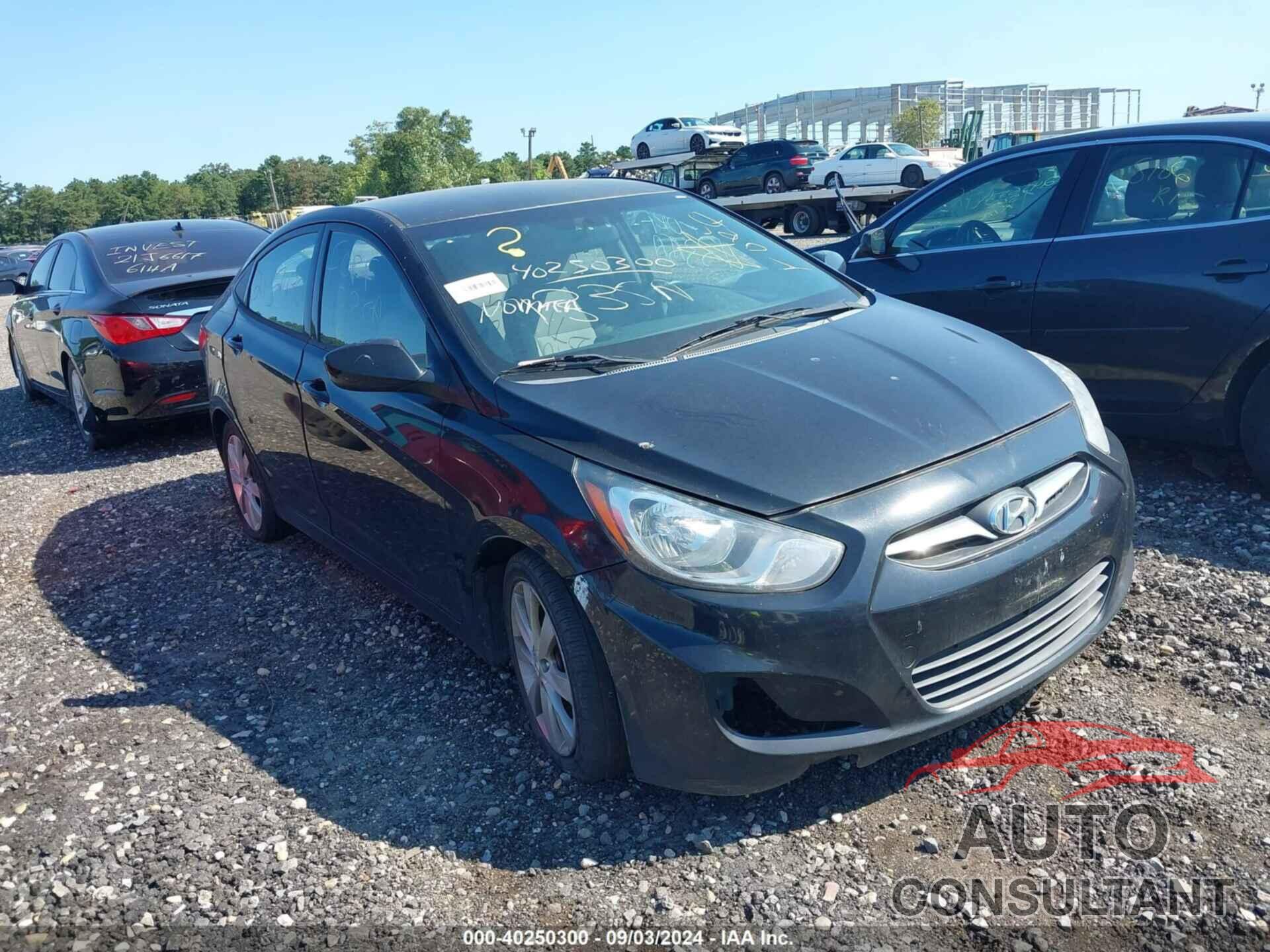 HYUNDAI ACCENT 2013 - KMHCU4AEXDU339832