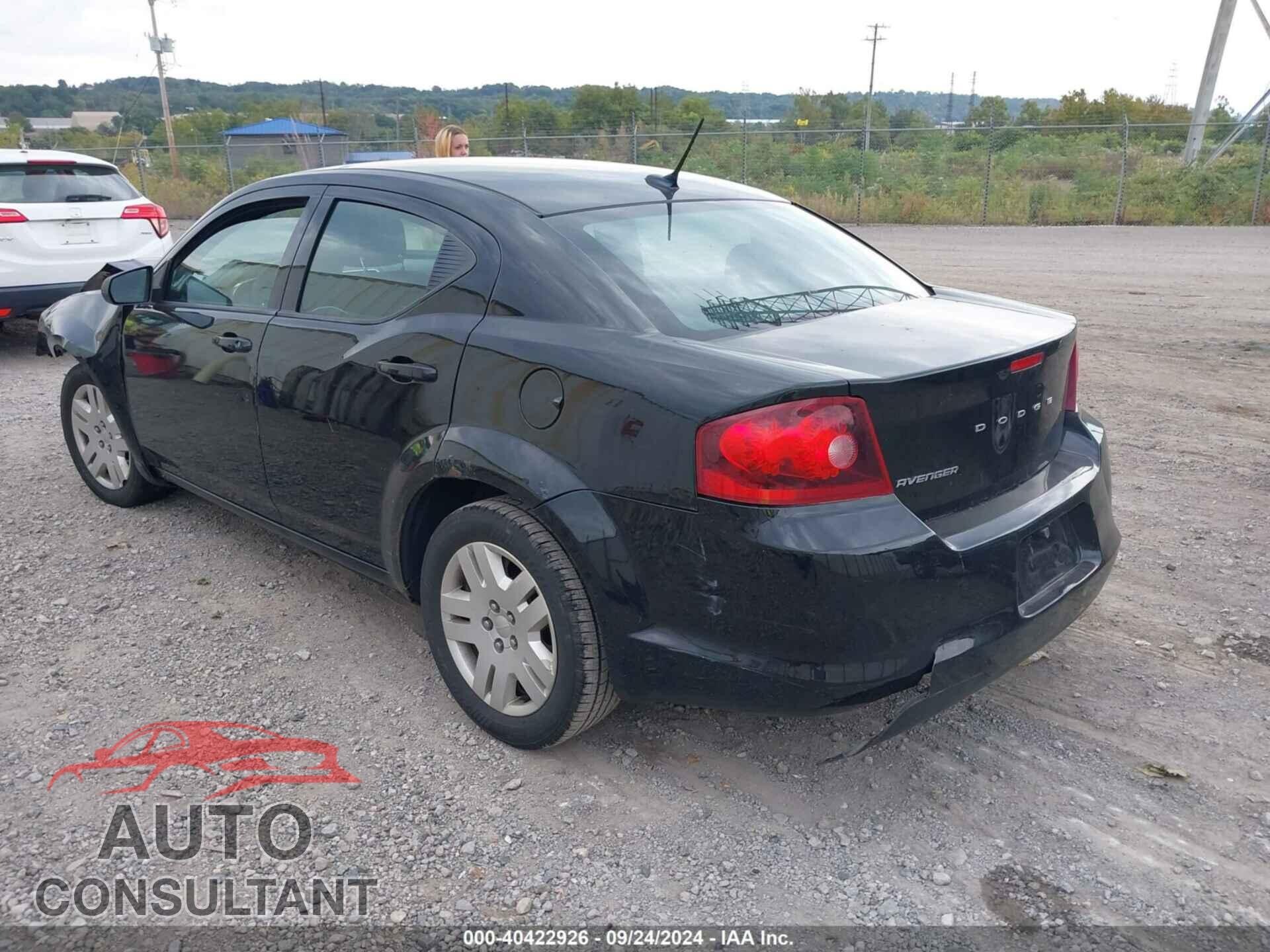 DODGE AVENGER 2013 - 1C3CDZAB3DN771233