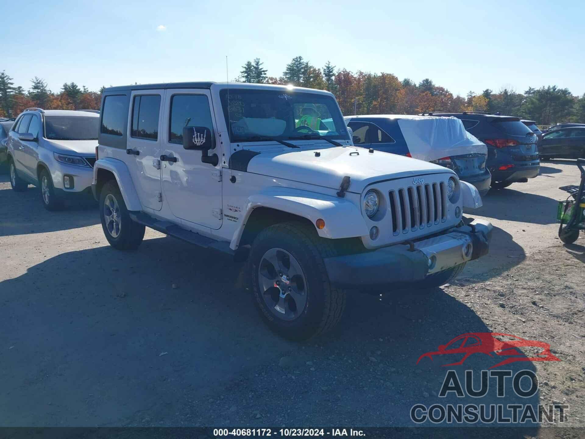 JEEP WRANGLER UNLIMITED 2017 - 1C4BJWEG1HL706631