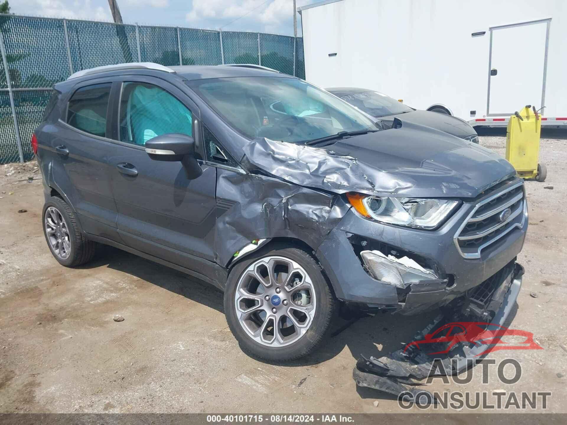 FORD ECOSPORT 2022 - MAJ6S3KL3NC463436