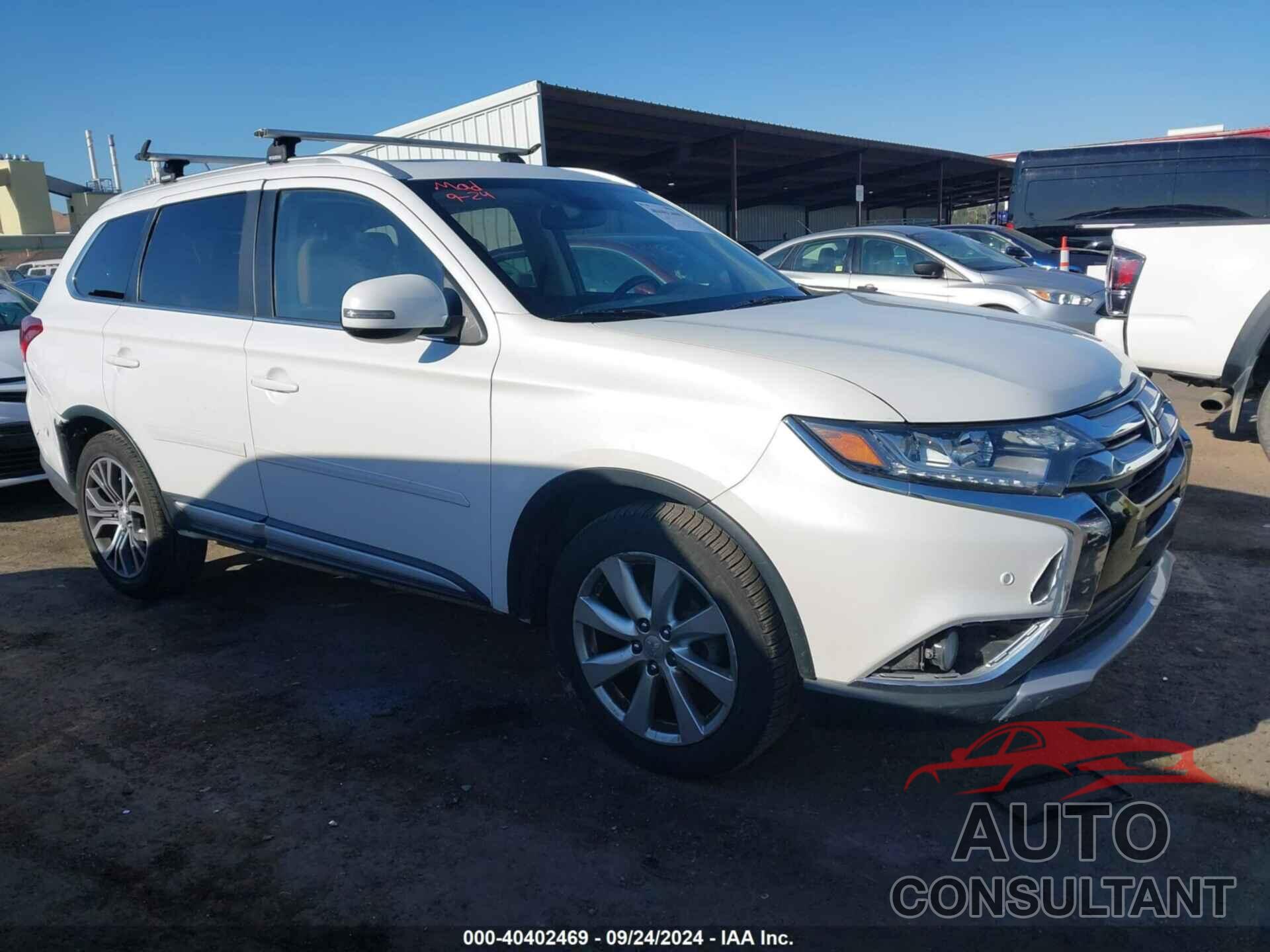 MITSUBISHI OUTLANDER 2016 - JA4JZ4AX0GZ011075