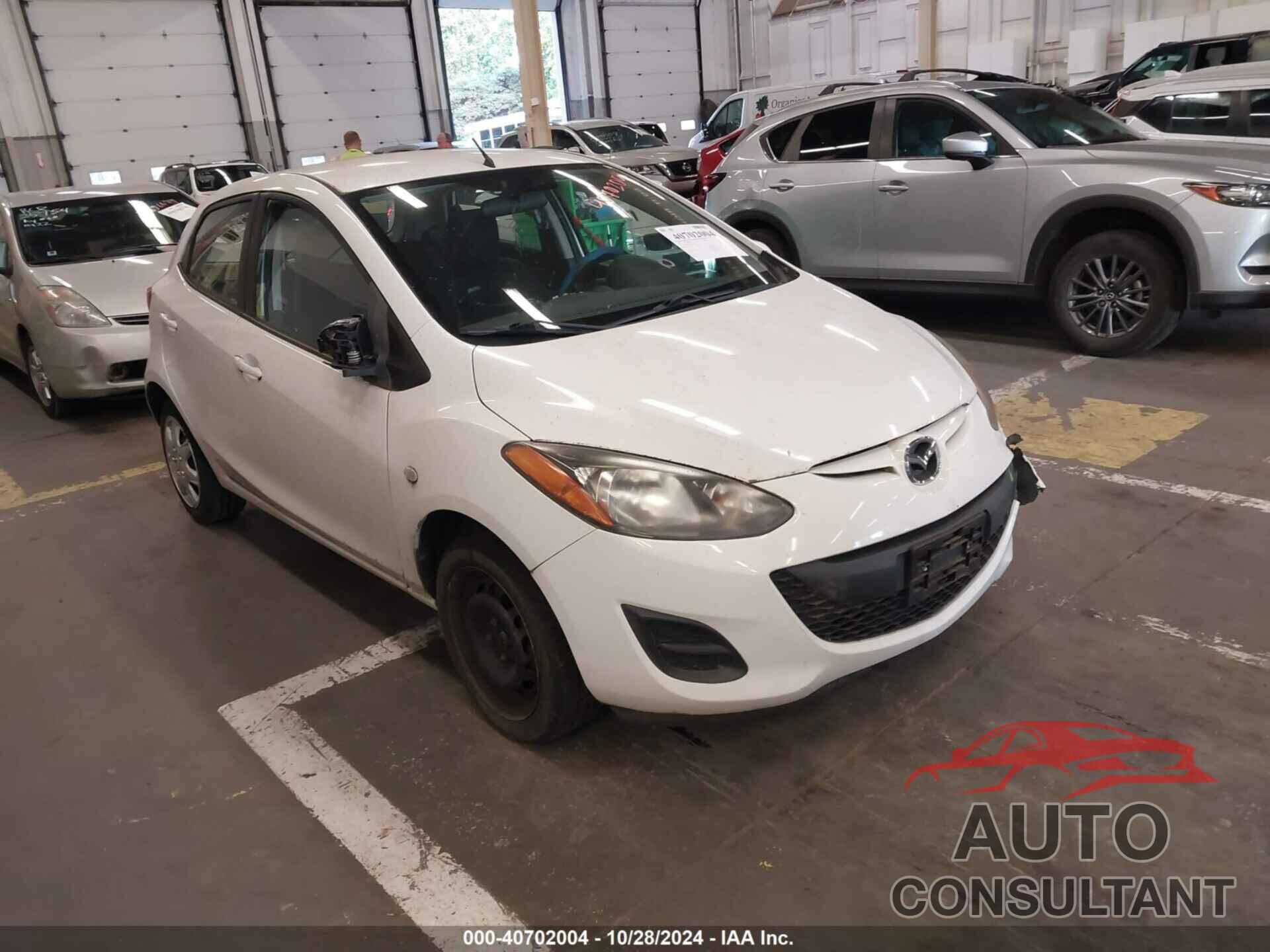 MAZDA MAZDA2 2012 - JM1DE1KZ8C0144890