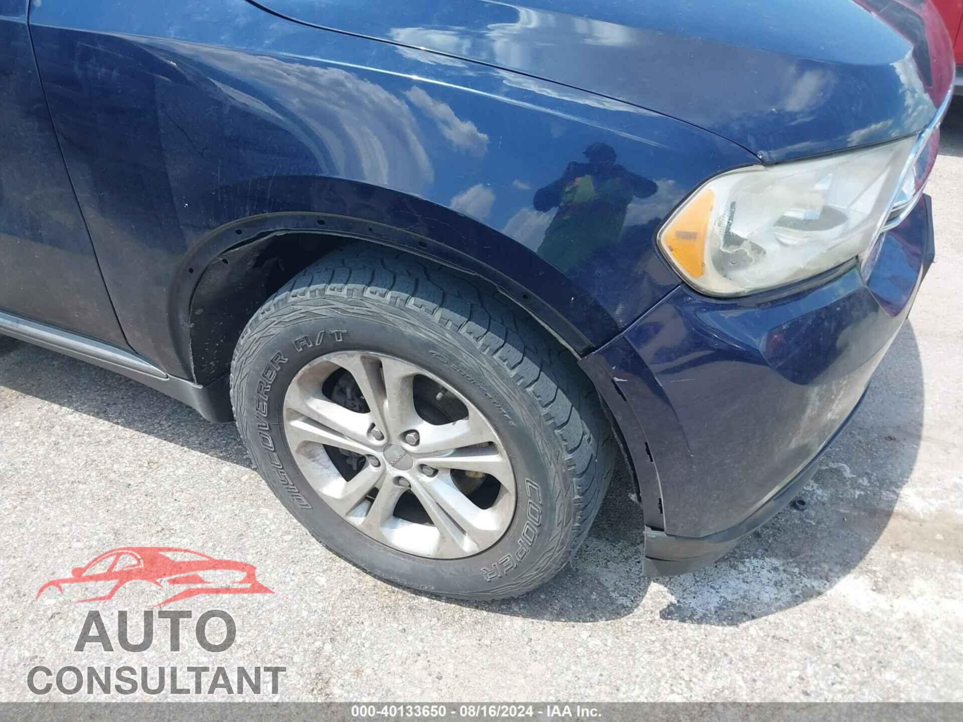 DODGE DURANGO 2012 - 1C4RDHAG8CC206661