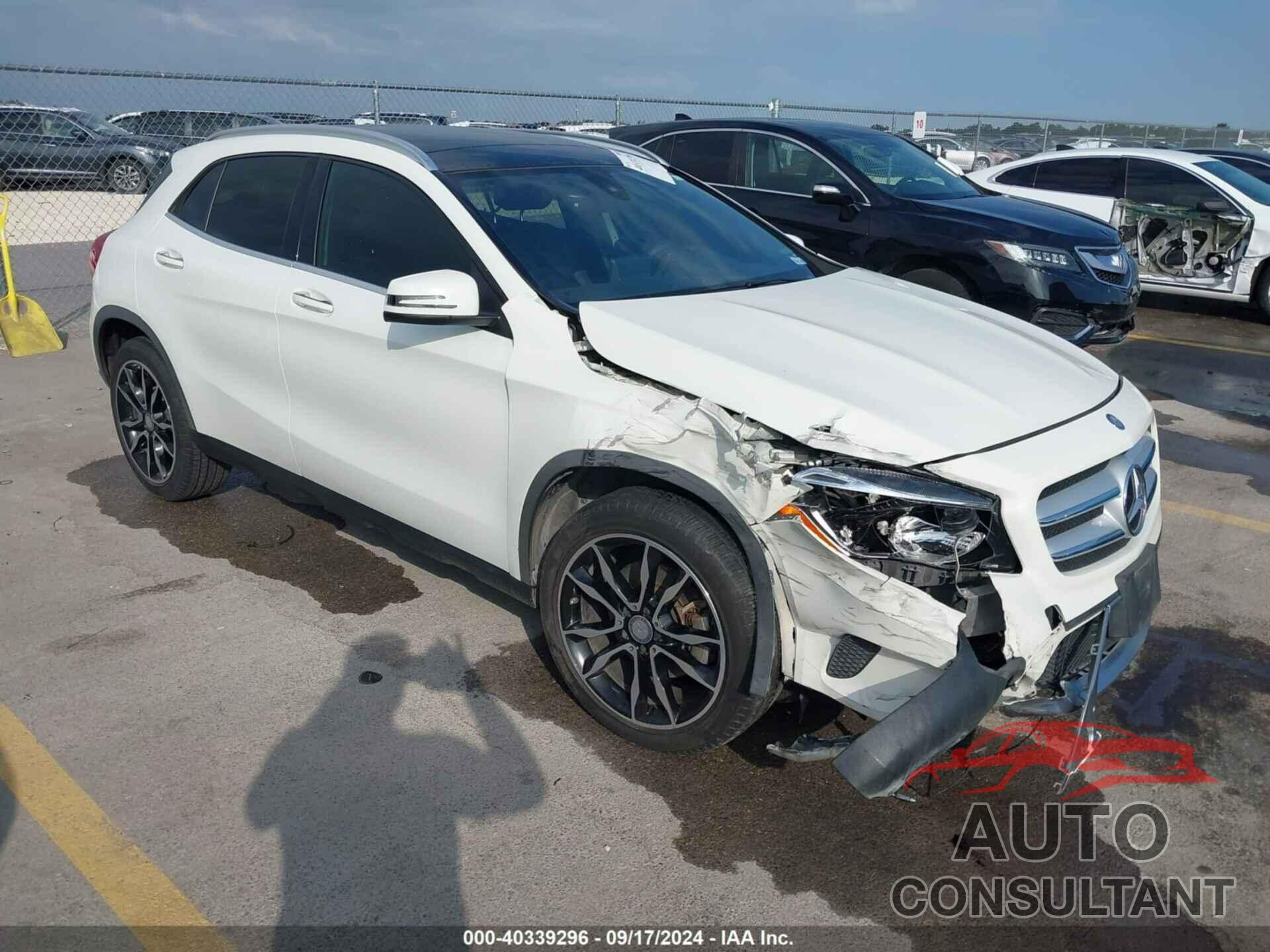 MERCEDES-BENZ GLA 250 2017 - WDCTG4EB1HJ283003