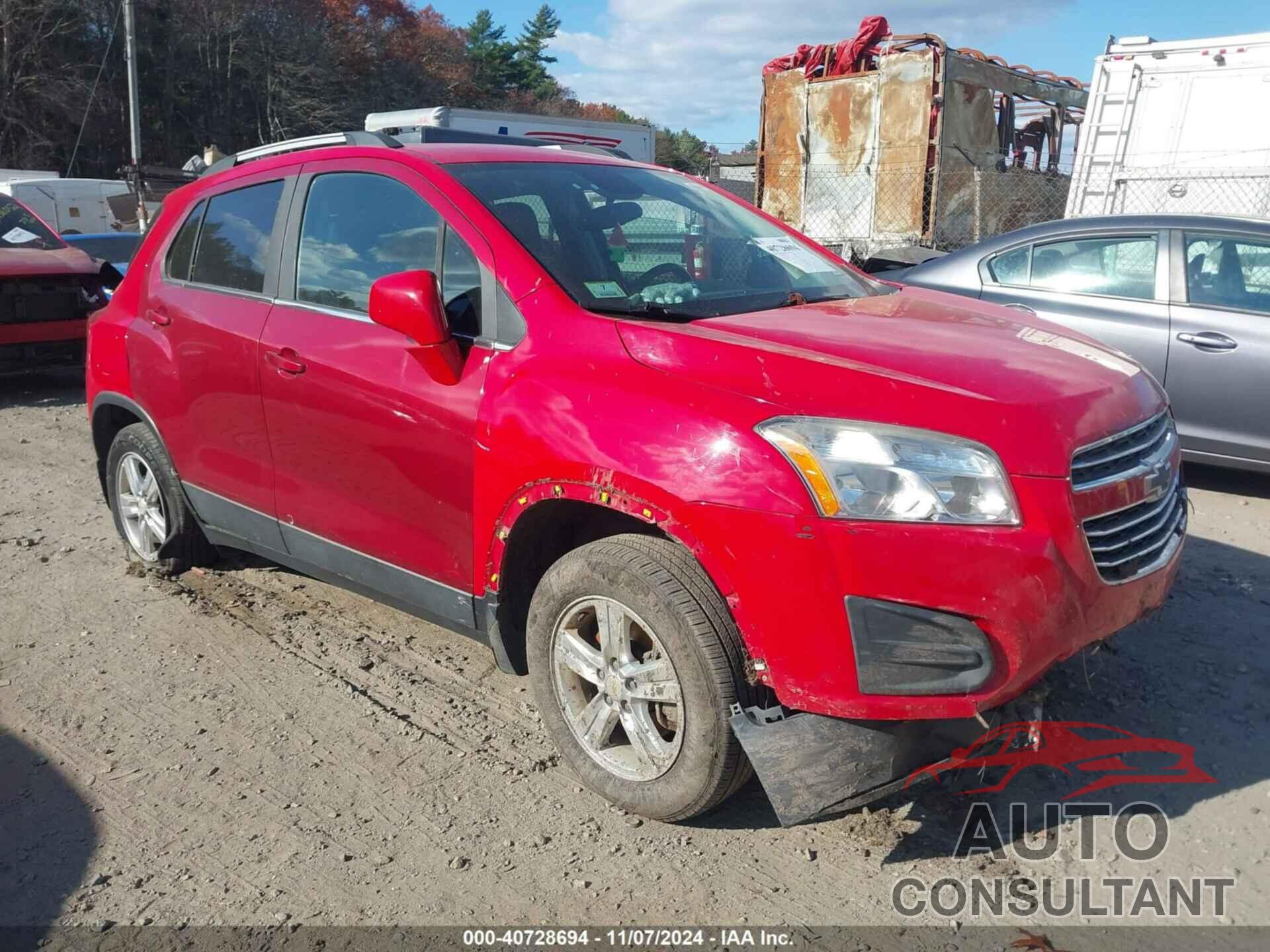 CHEVROLET TRAX 2015 - KL7CJRSB7FB081702