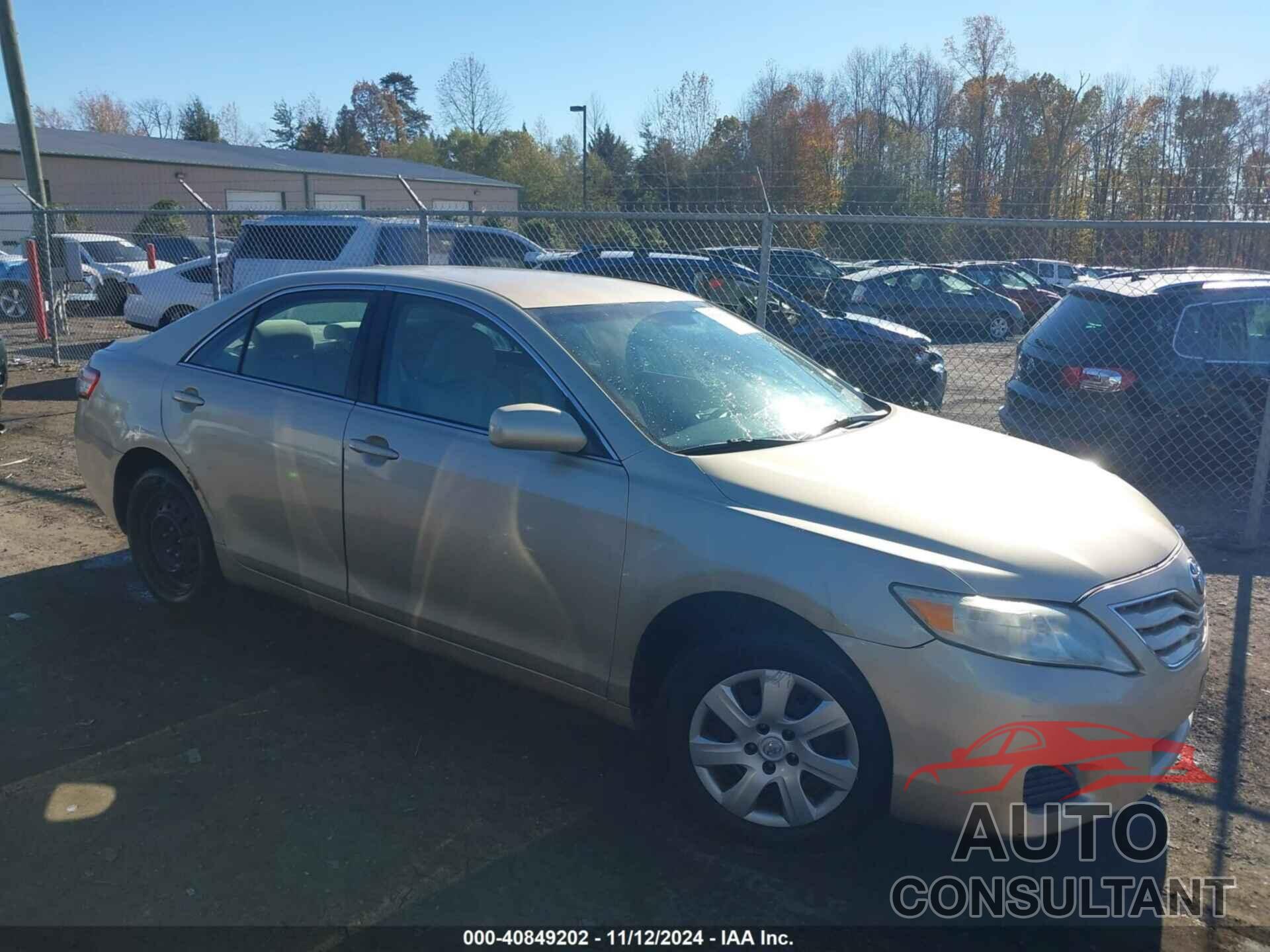 TOYOTA CAMRY 2010 - 4T1BF3EK8AU029903
