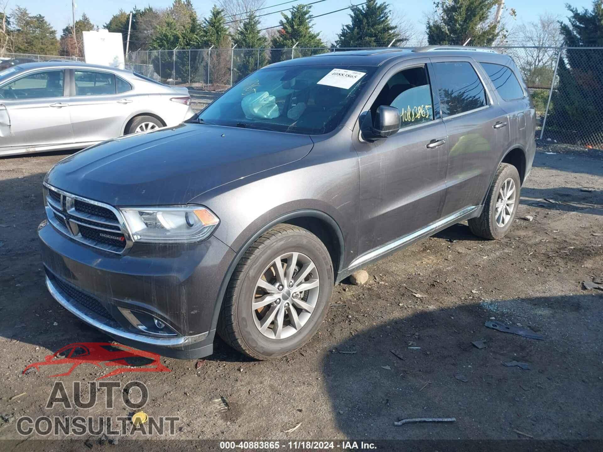 DODGE DURANGO 2017 - 1C4RDJAG2HC806882