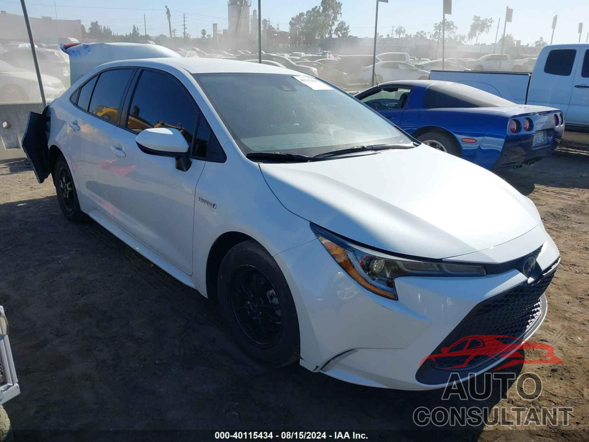 TOYOTA COROLLA 2021 - JTDEAMDE1MJ014621