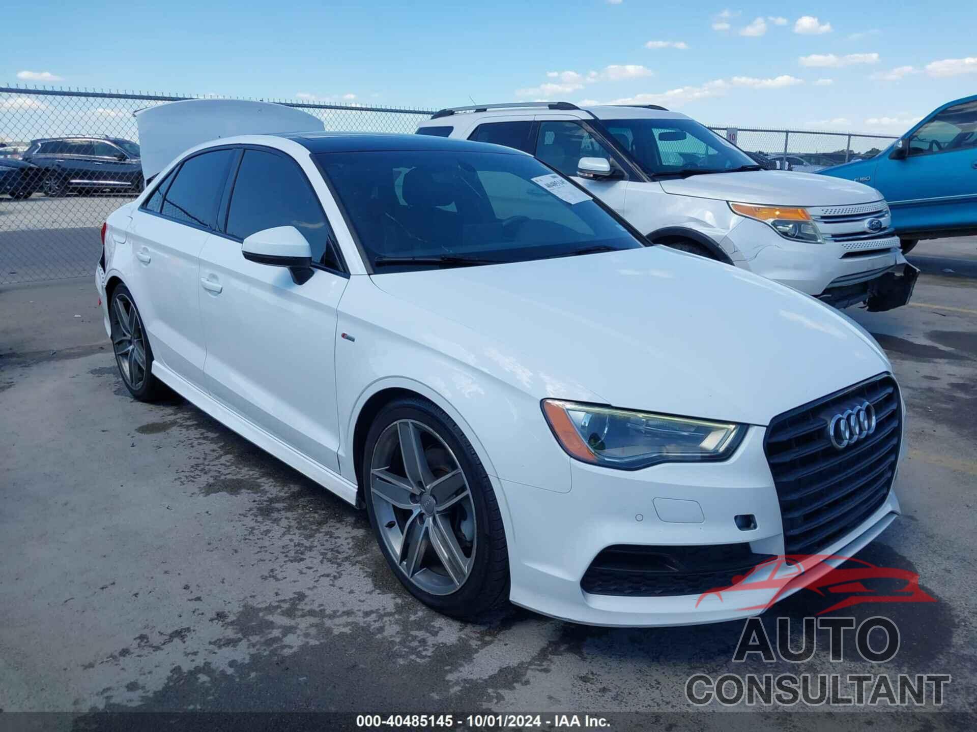 AUDI A3 2016 - WAUA7GFF2G1047701