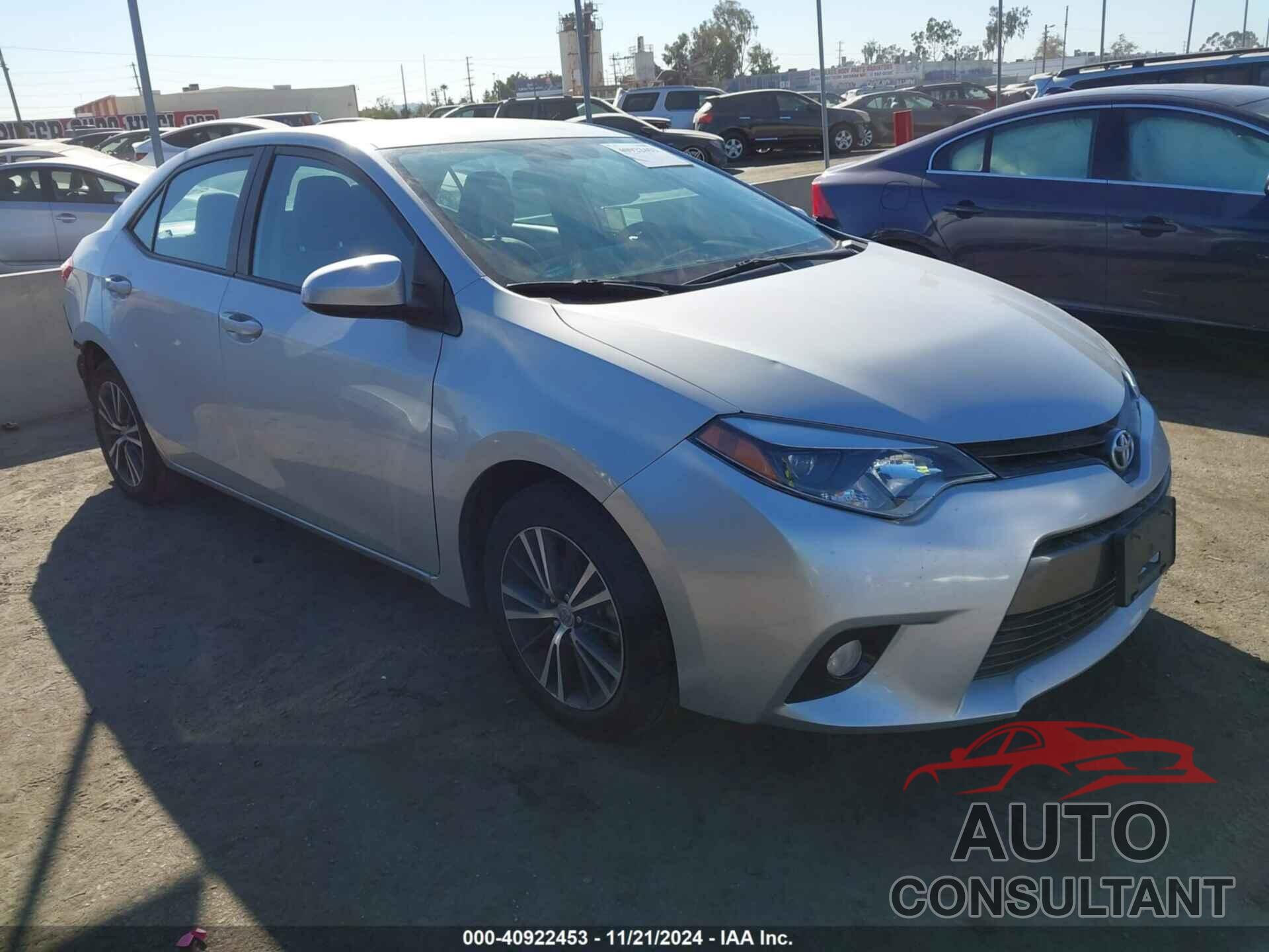 TOYOTA COROLLA 2016 - 5YFBURHE4GP568155