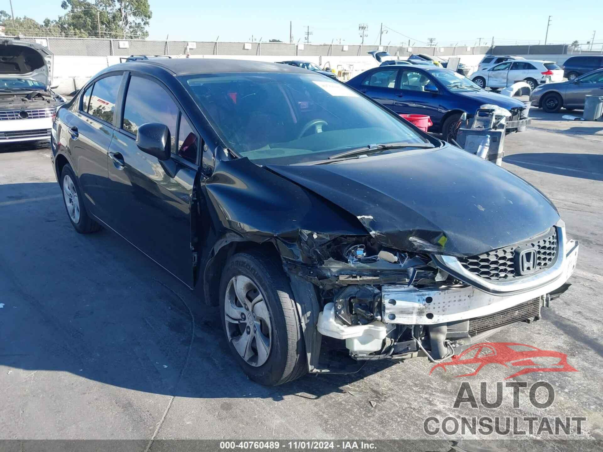 HONDA CIVIC 2013 - 19XFB2F57DE287921