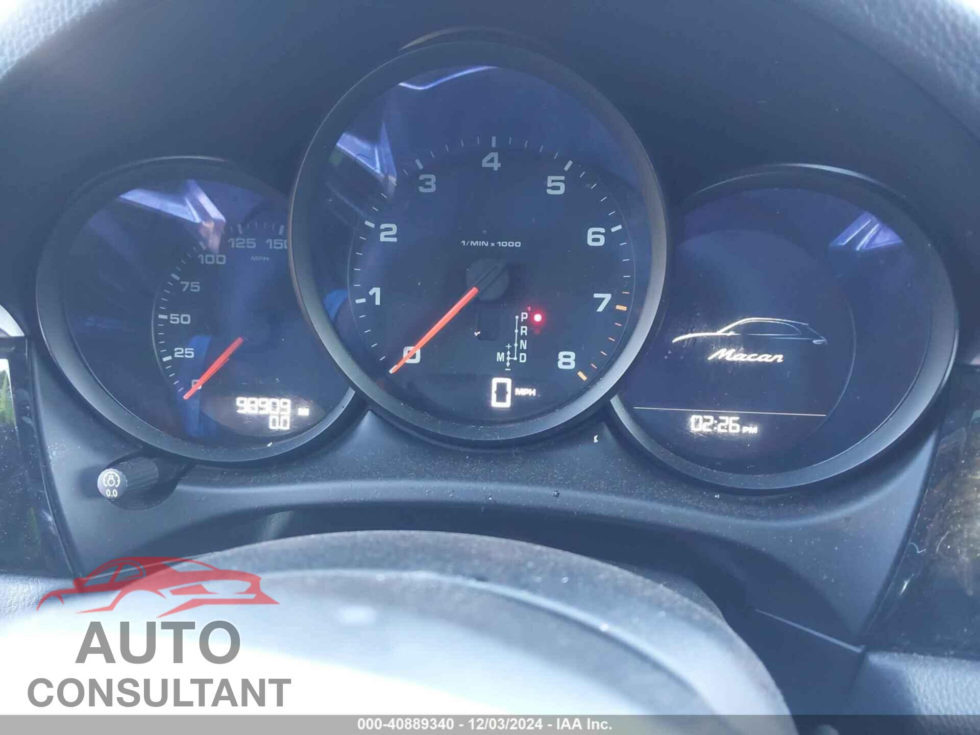 PORSCHE MACAN 2017 - WP1AA2A55HLB04659