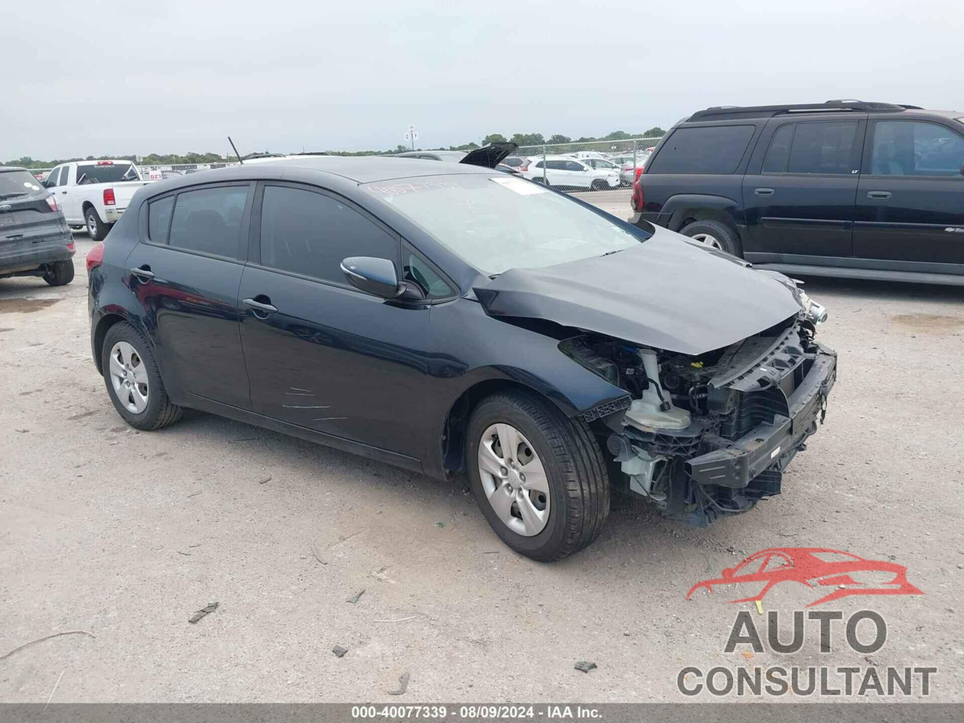 KIA FORTE 2017 - KNAFK5A80H5721288