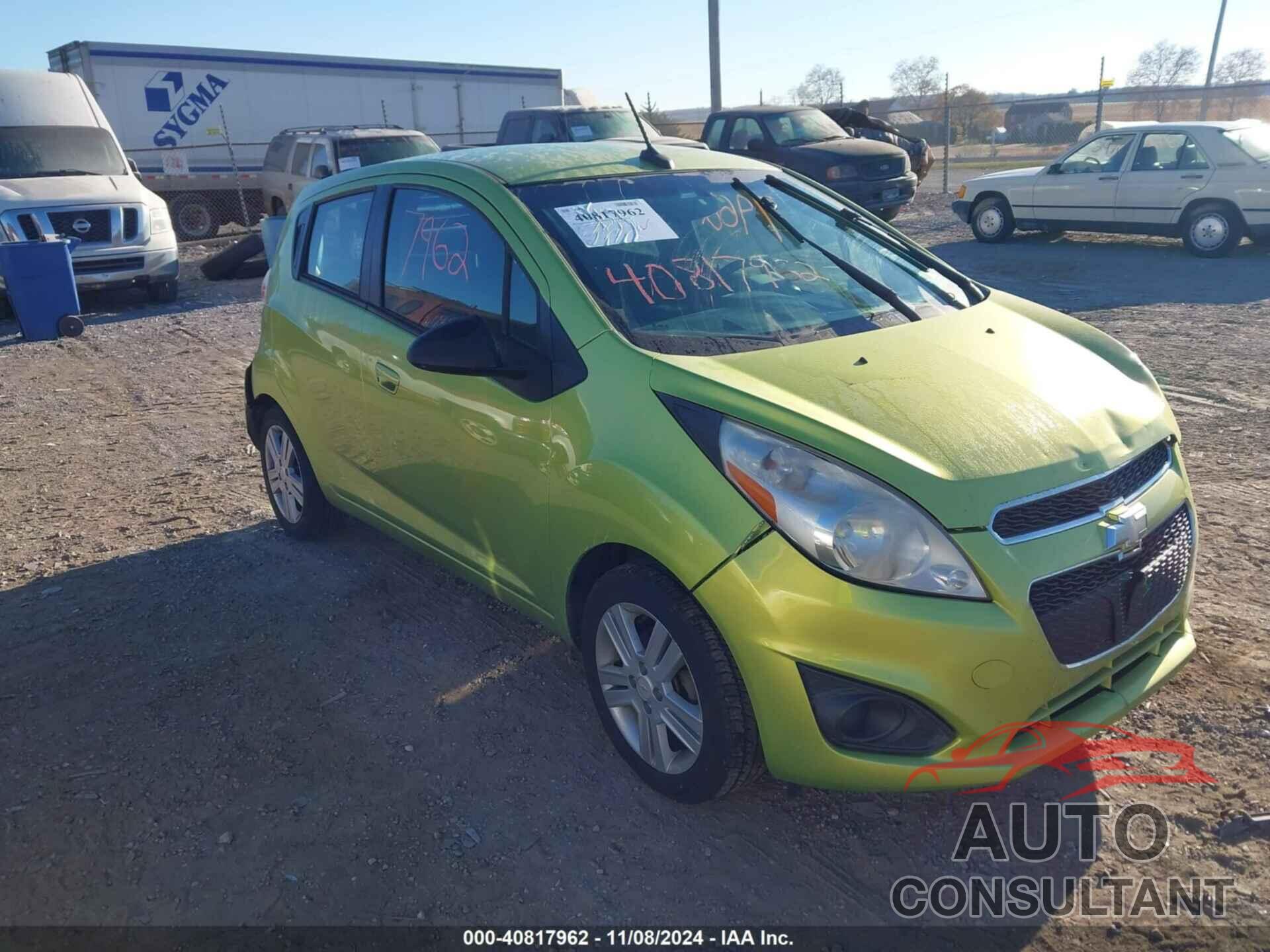 CHEVROLET SPARK 2013 - KL8CD6S97DC505935