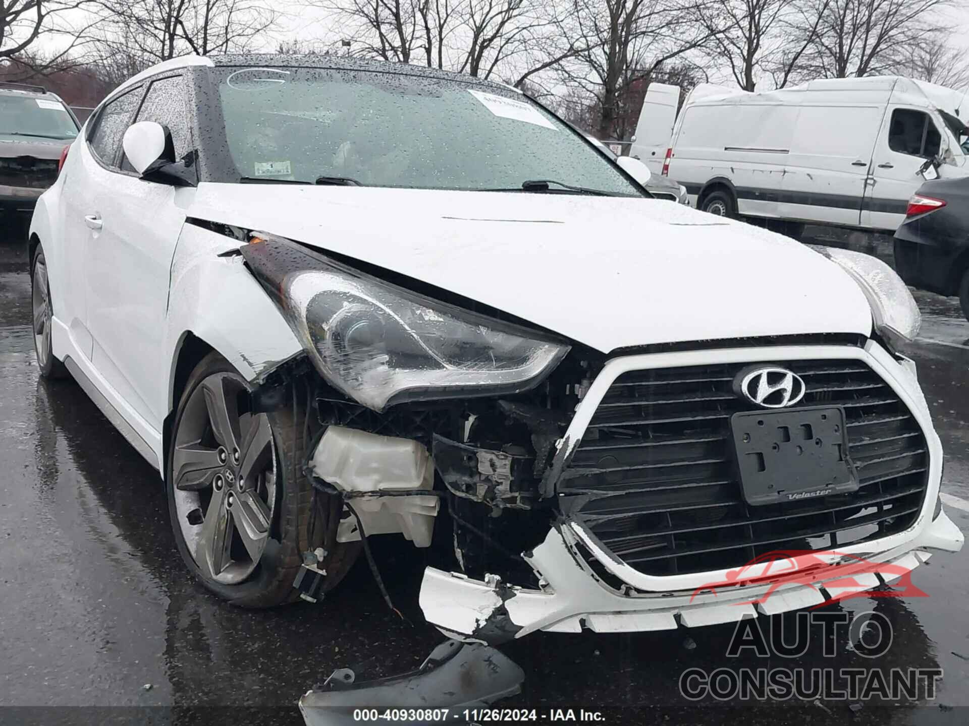 HYUNDAI VELOSTER 2013 - KMHTC6AE7DU110202