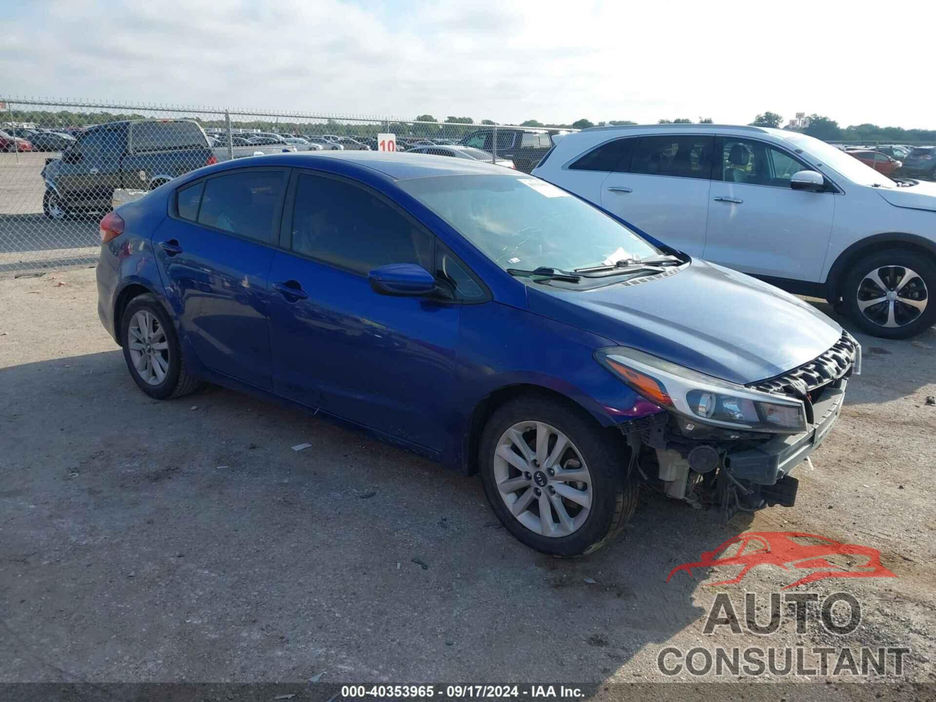 KIA FORTE 2017 - 3KPFL4A77HE129876