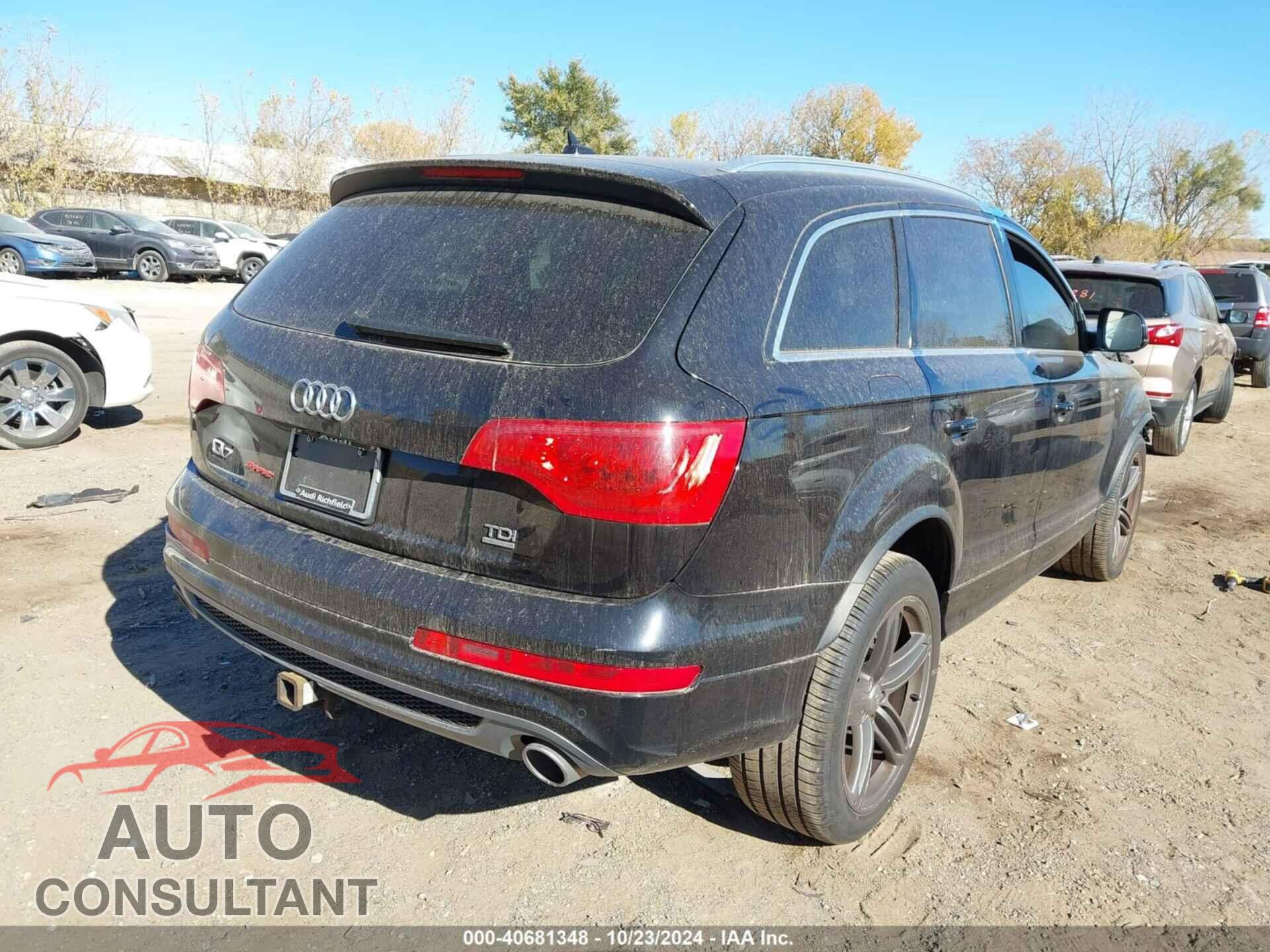 AUDI Q7 2011 - WA1WMAFE1BD001090