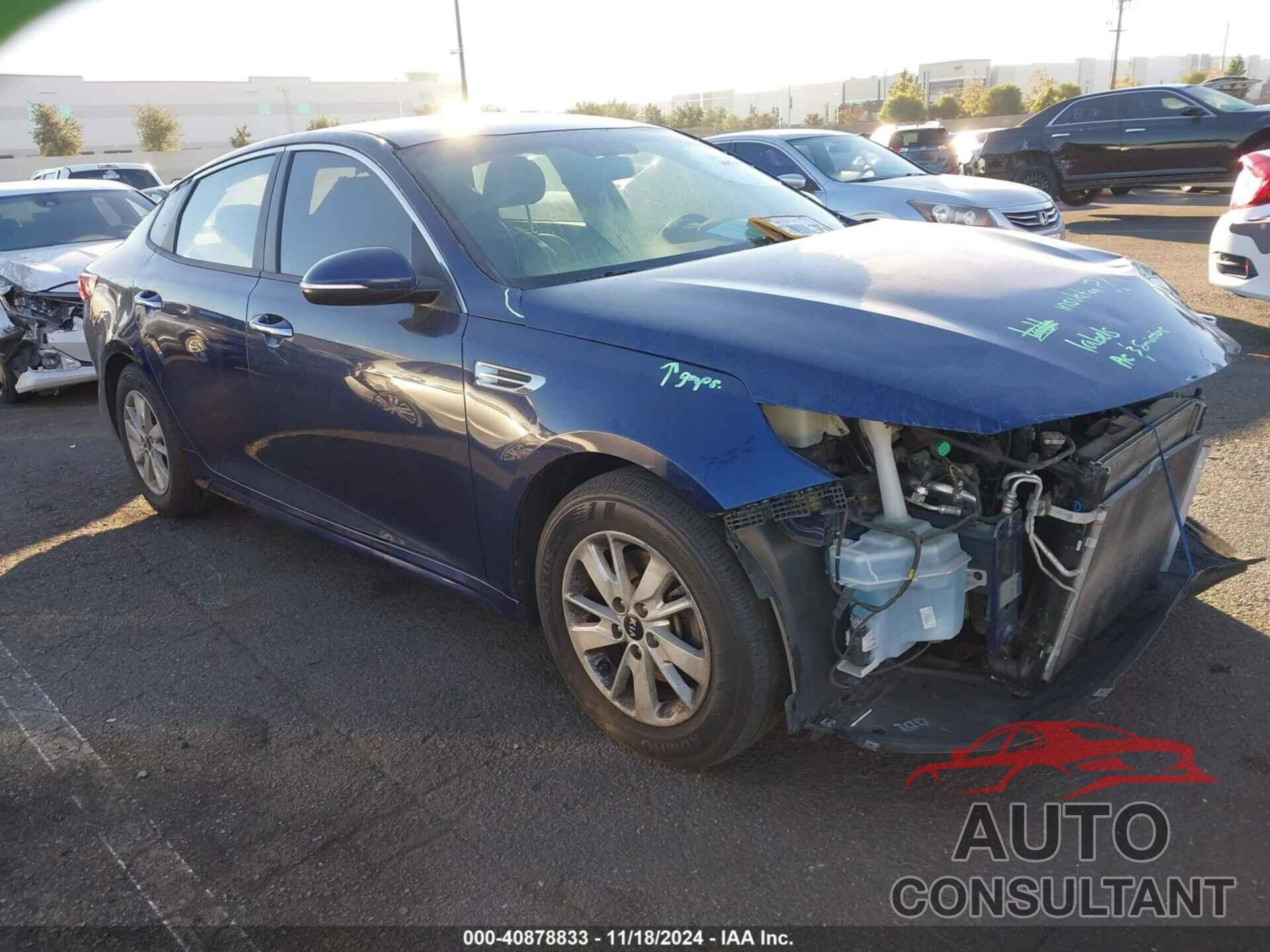 KIA OPTIMA 2018 - 5XXGT4L36JG214283